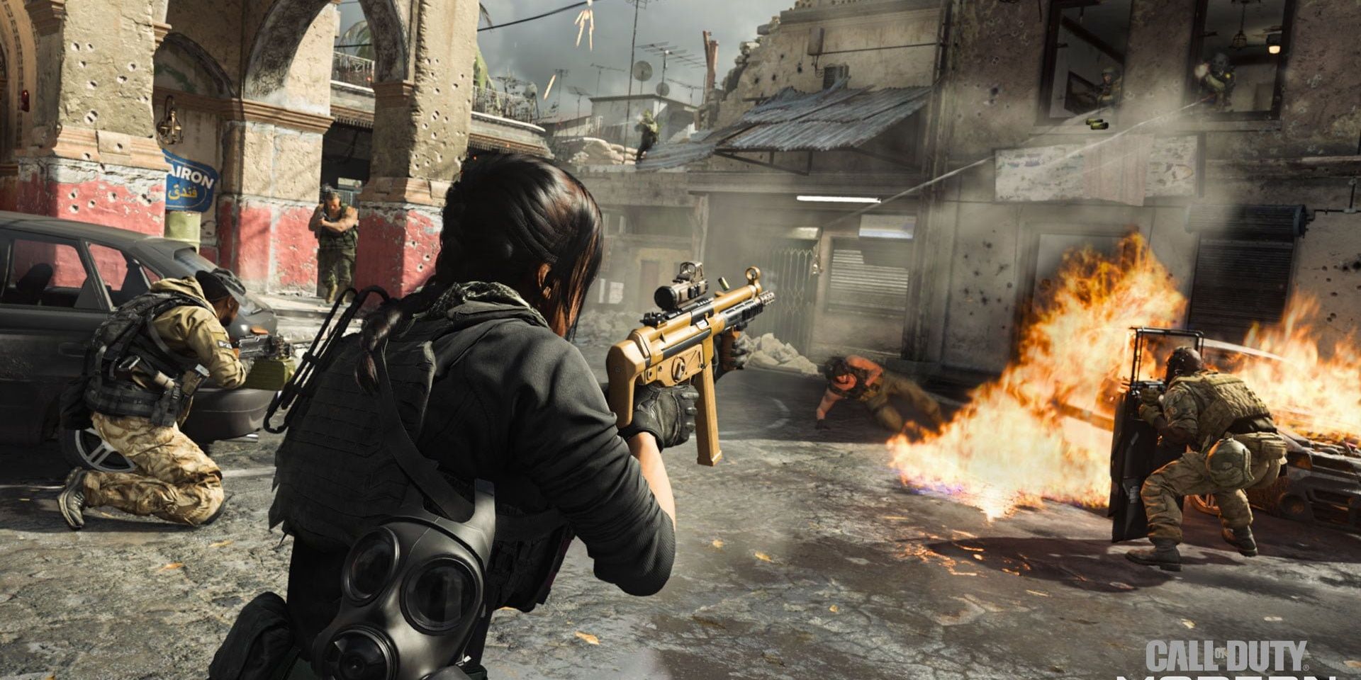 Shootout on the streets in Modern Warfare 2019