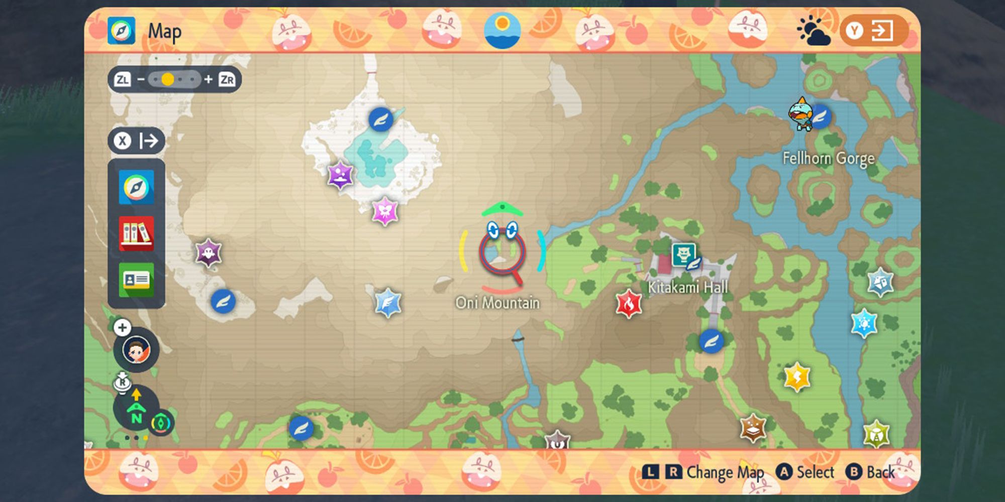 Oni Mountain In Pokemon Scarlet & Violet Teal Mask