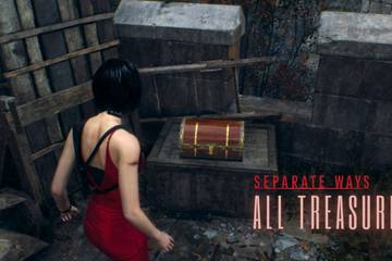 image showing a treasure box in the separate ways dlc. 