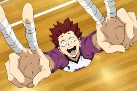 Haikyuu Satori Tendo Celebrating