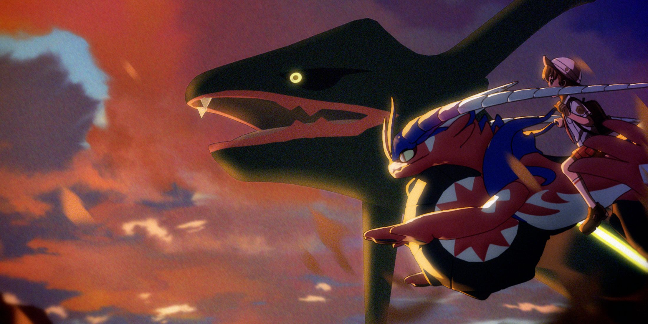 Shiny Rayquaza releases through a tera raid in Pokemon Scarlet and Violet