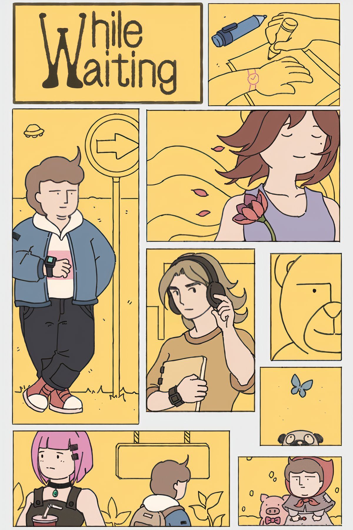 While Waiting Tag Page Cover Art
