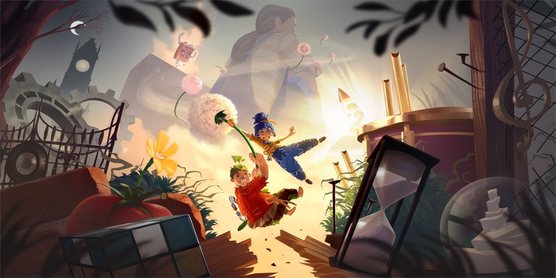 A Piece Of Key Art Showing The Two Playable Protagonists Of It Takes Two