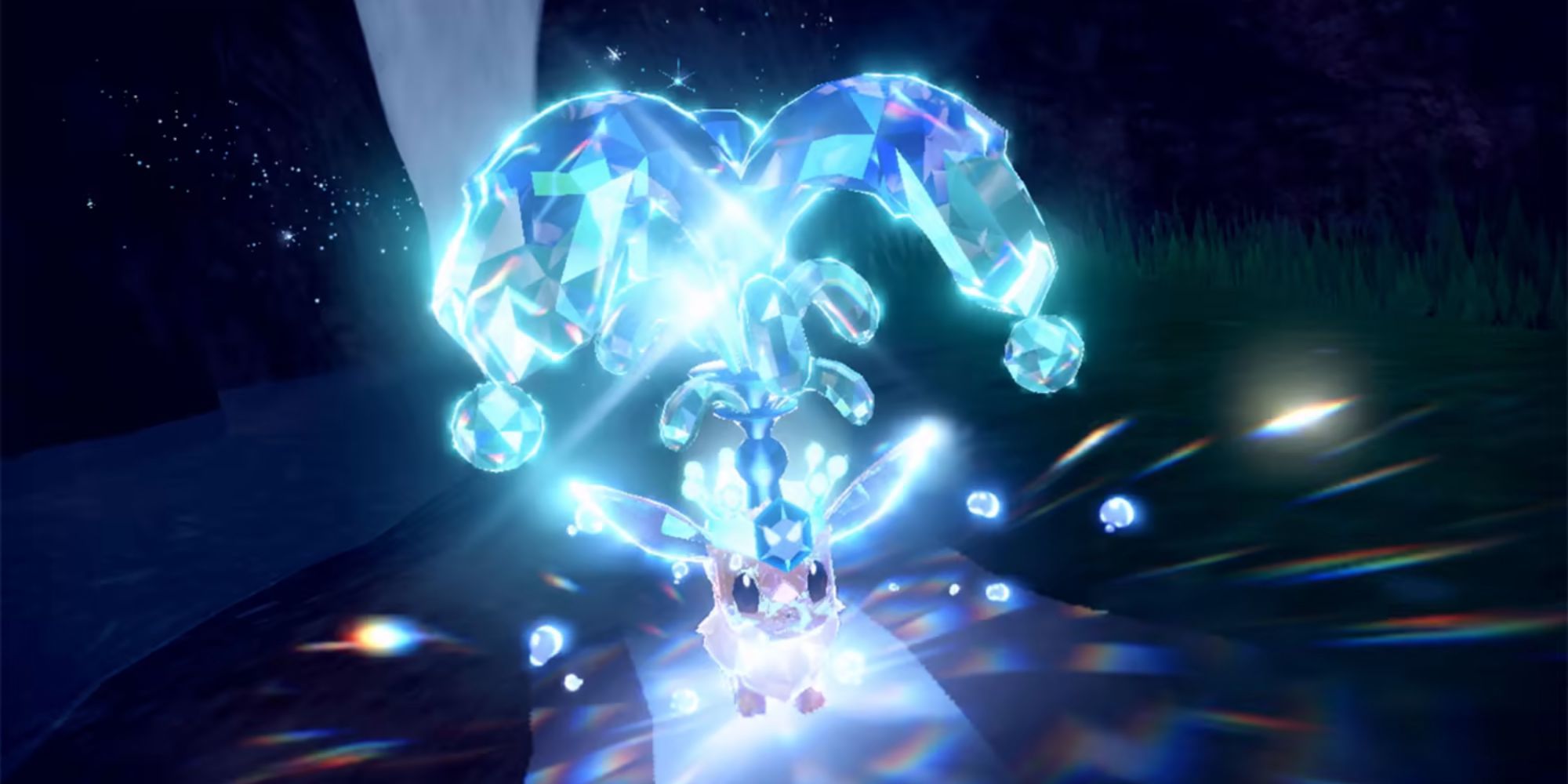 A Water Tera Eevee.