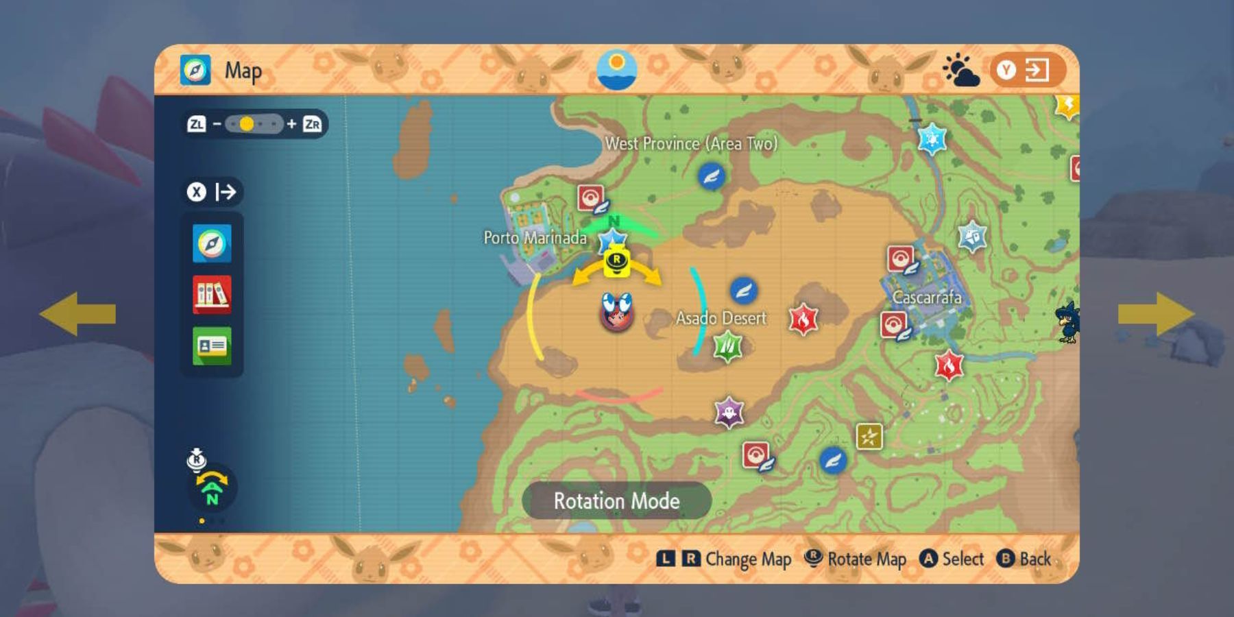 pokemon scarlet great tusk titan location