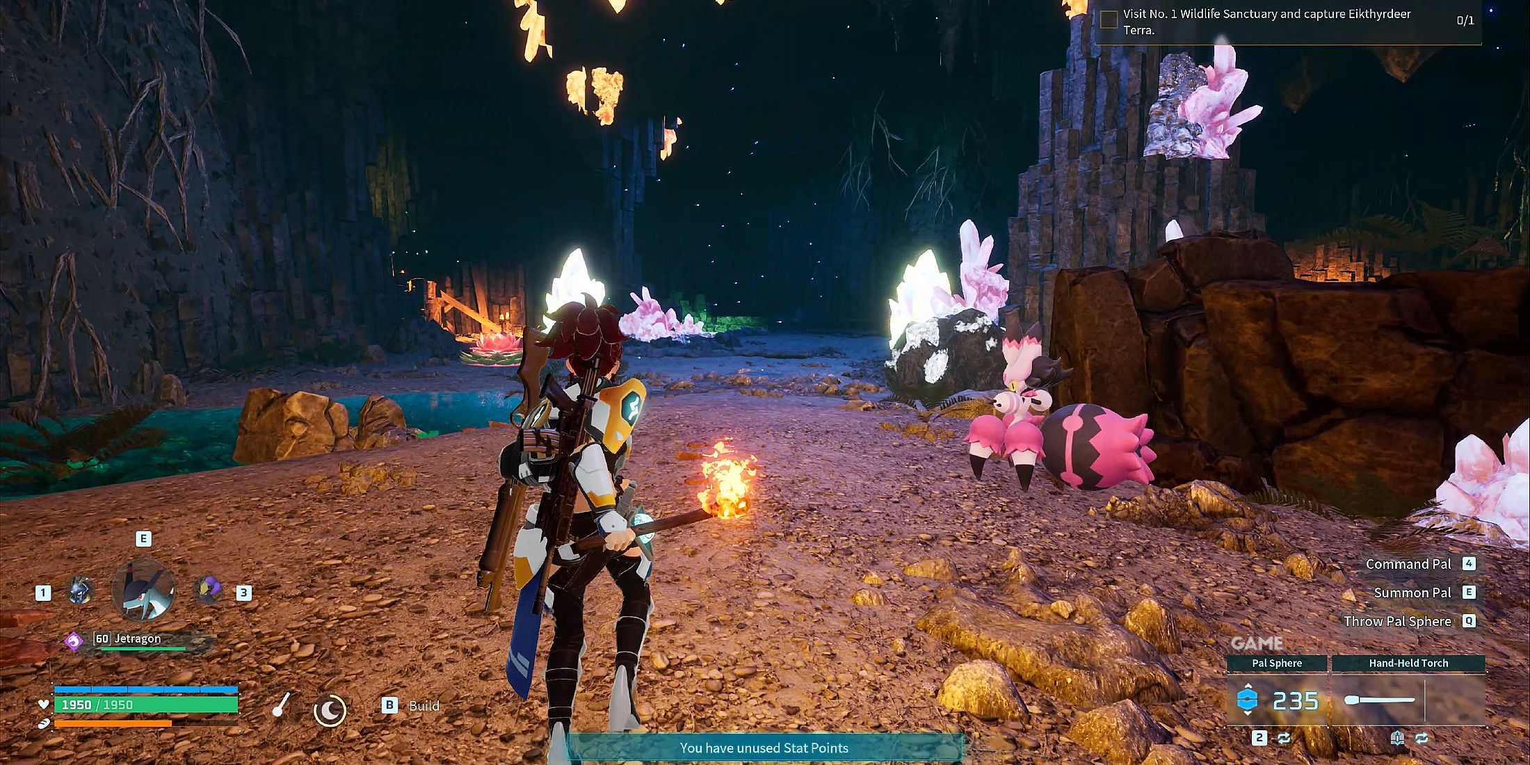 Feybreak Caverns in Palworld