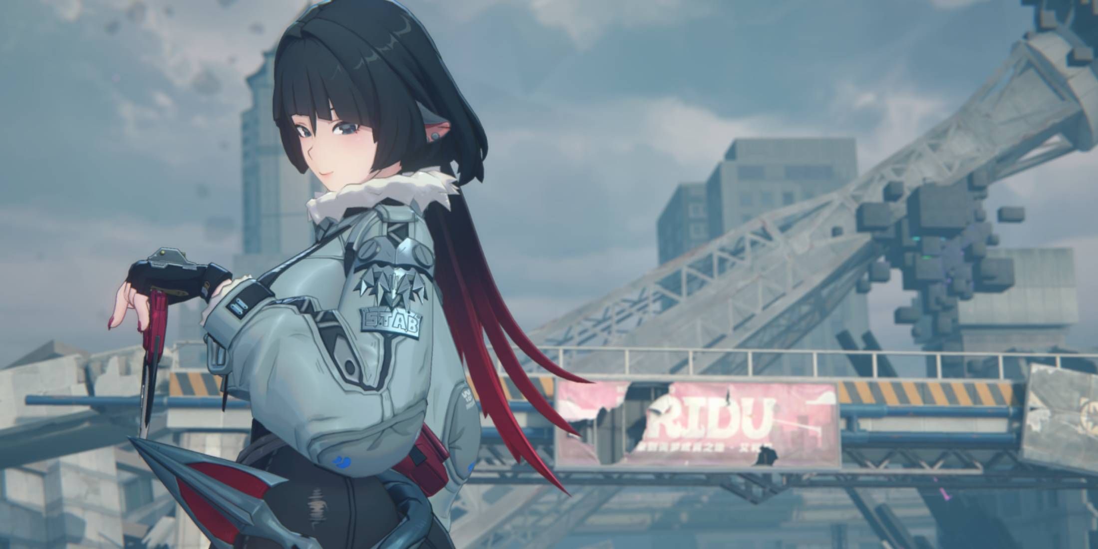 An image from Zenless Zone Zero showing Jane Doe