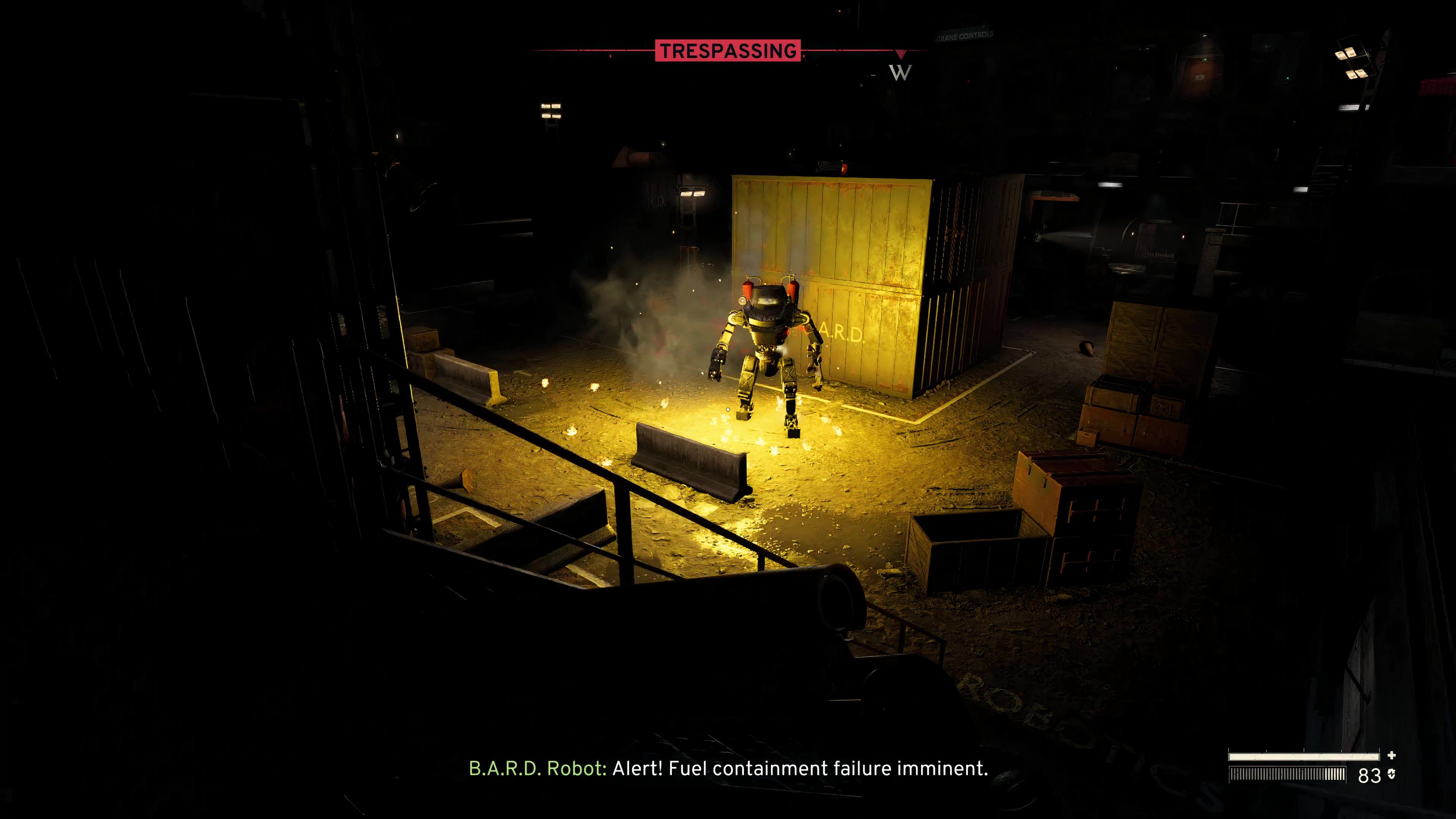 atomfall robot on fire game rant advance