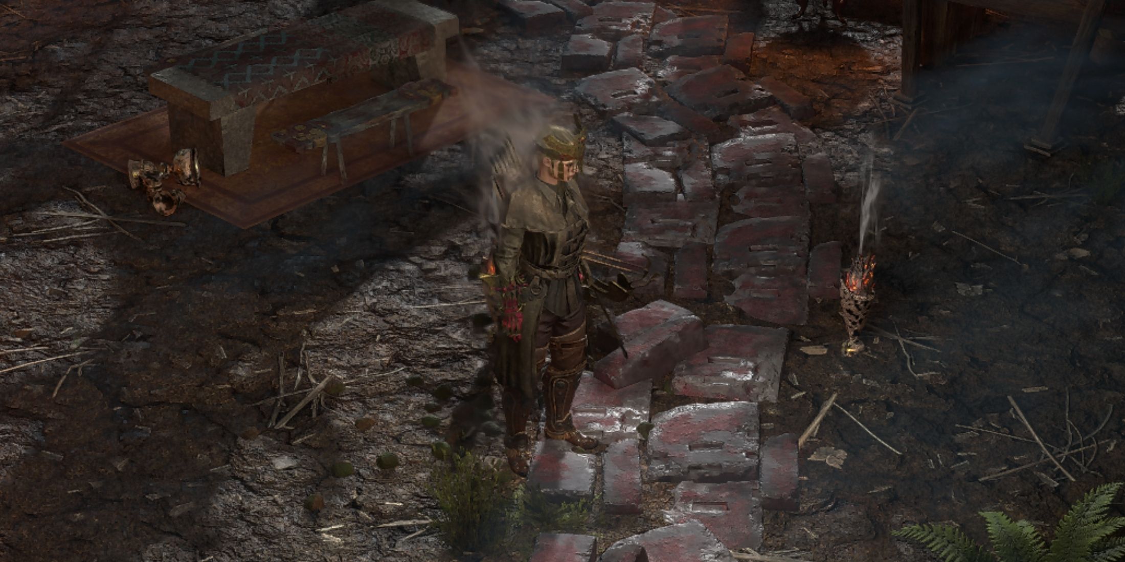 active tailwind effect on a ranger in path of exile 2