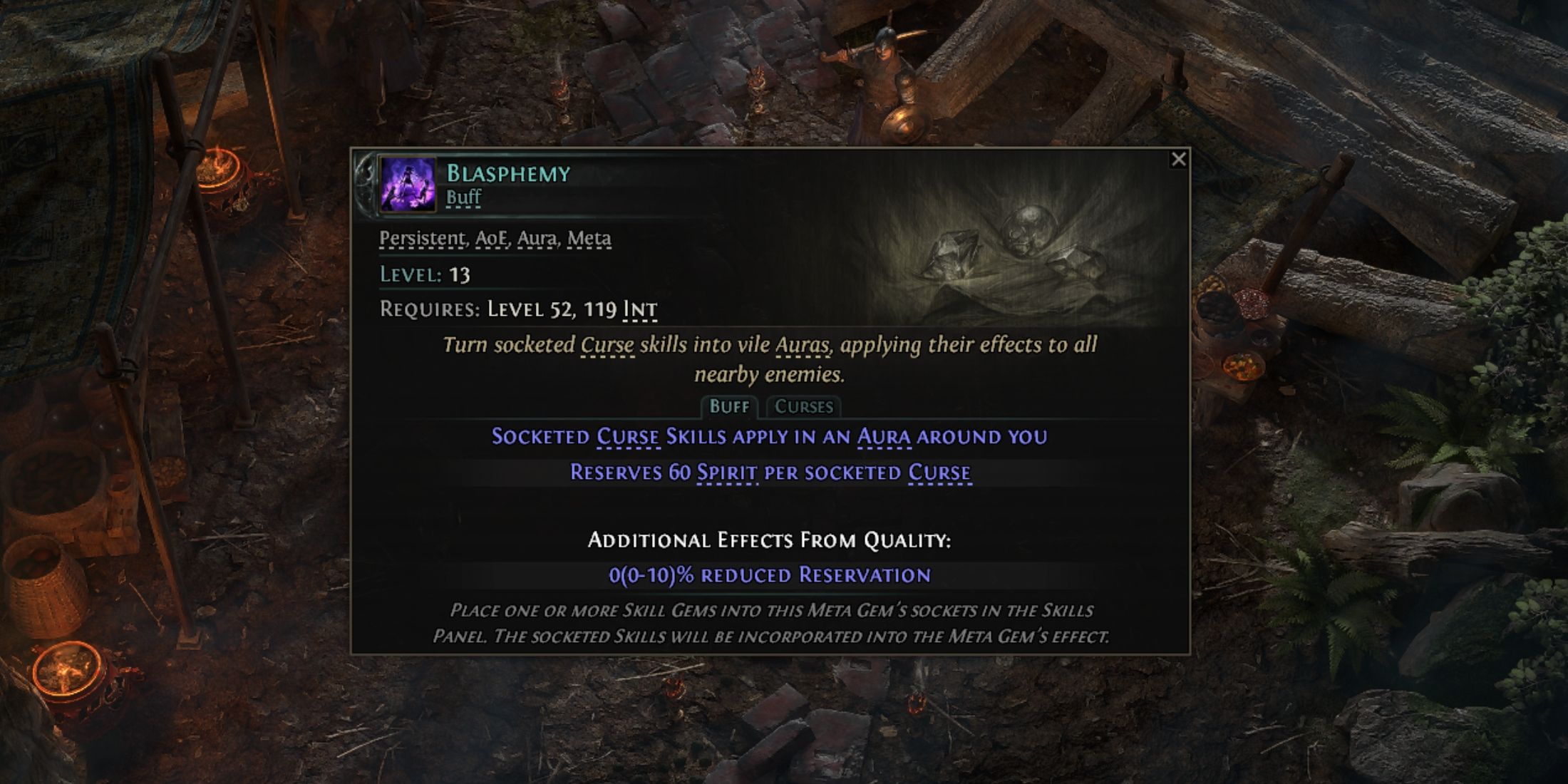 blasphemy skill in path of exile 2