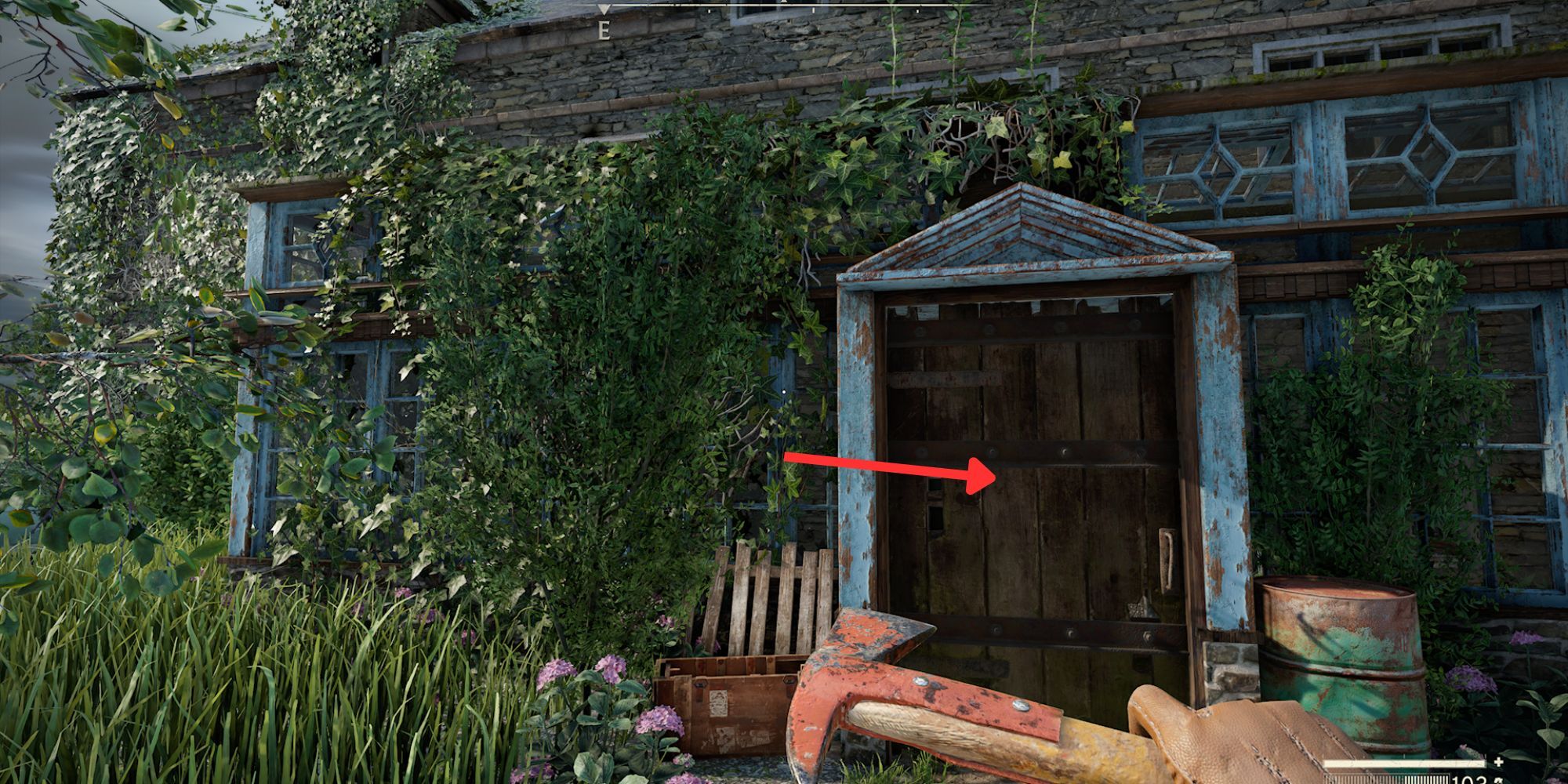 Conservatory door in Atomfall