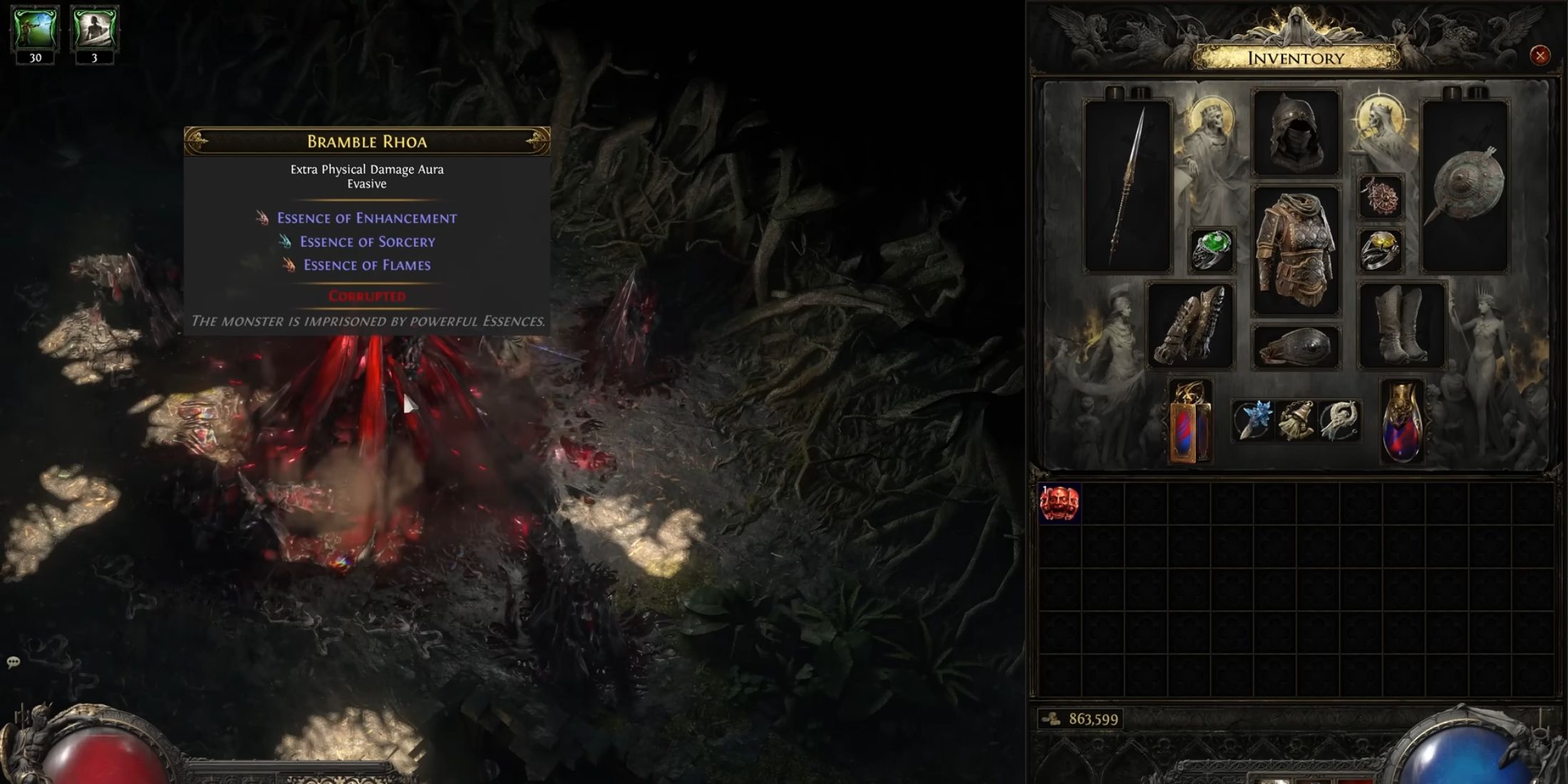 corrupting an essence in path of exile 2