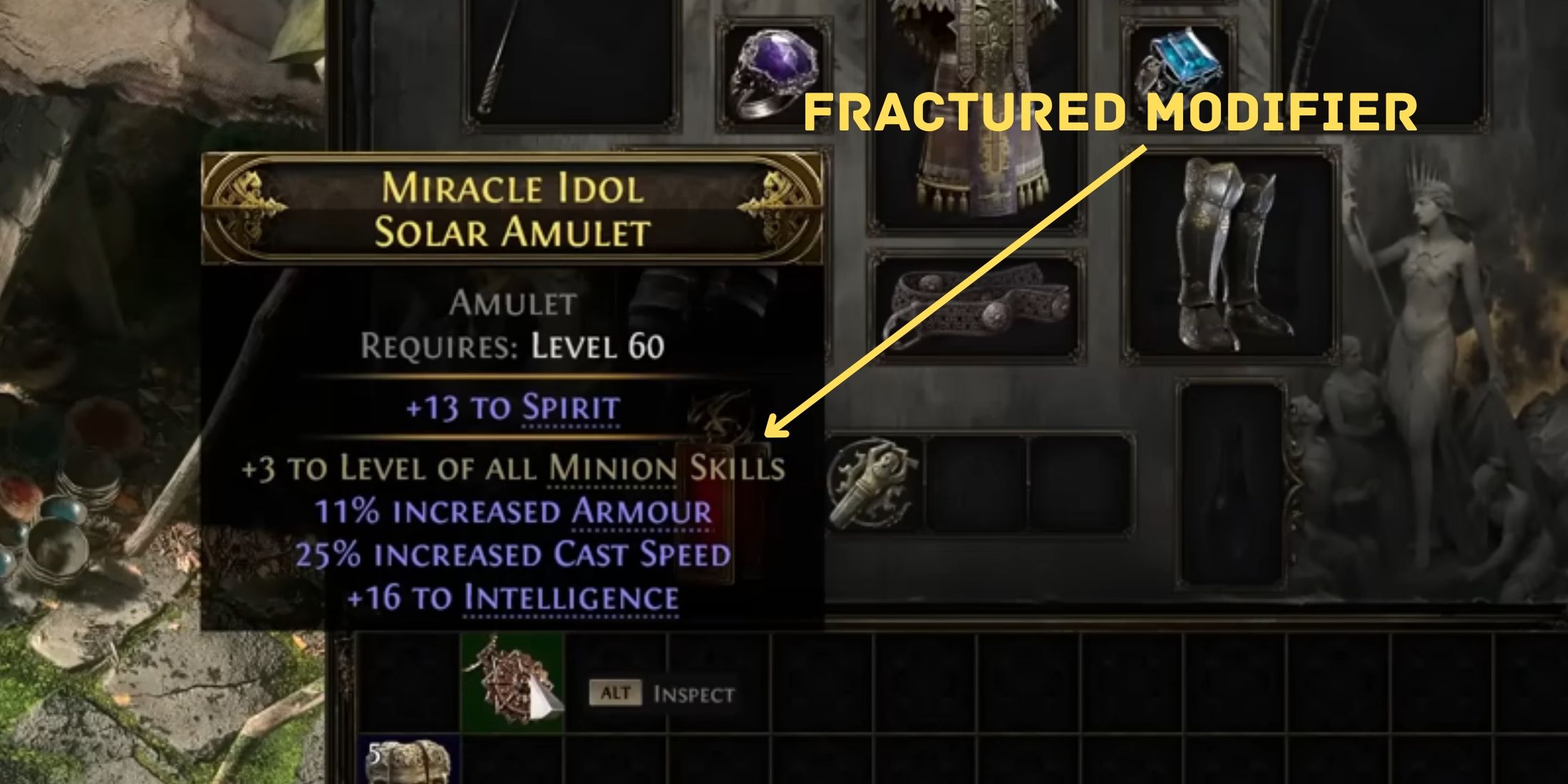 fractured modifier in path of exile 2