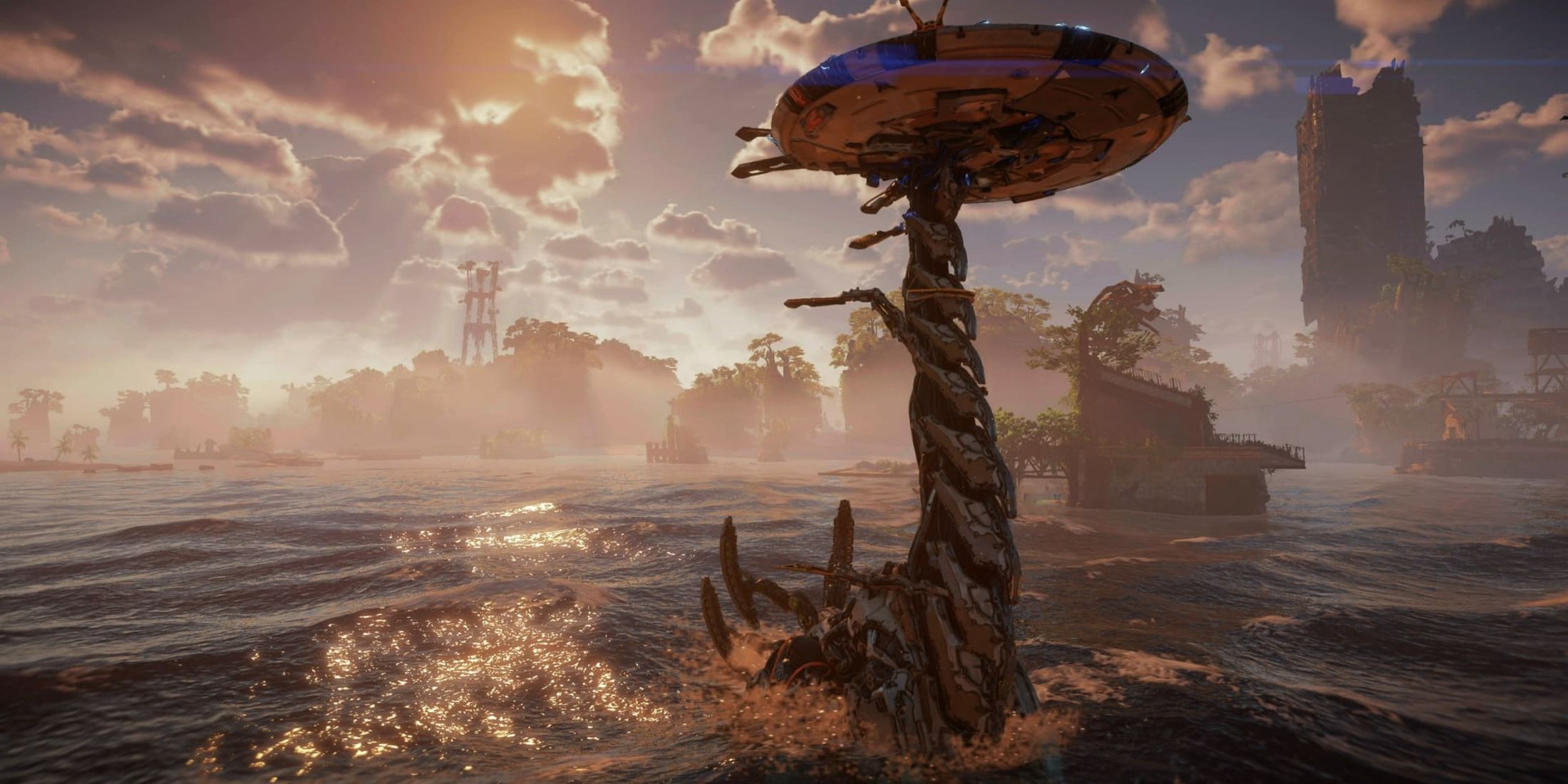 Horizon Forbidden West Landfall Tallneck