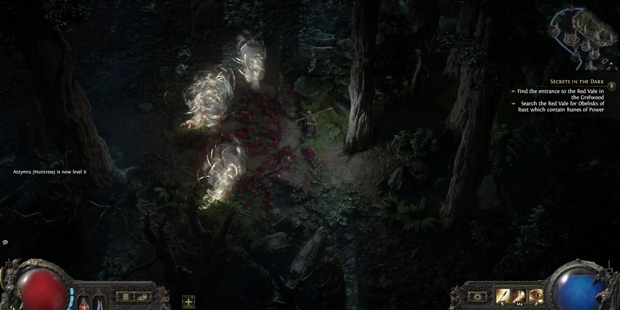 Huntress Basic Twister Whirling Slash Combo (1)