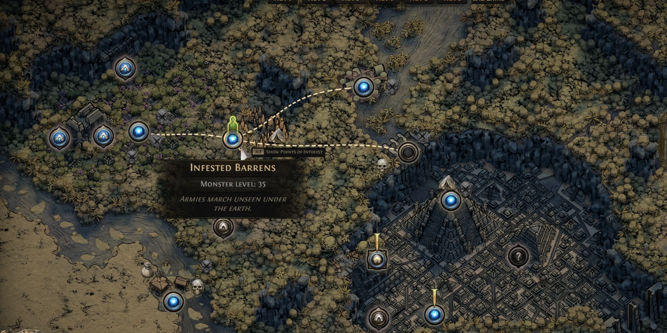 infested barrens in path of exile 2