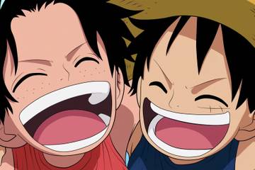 Luffy And Ace Children One Piece