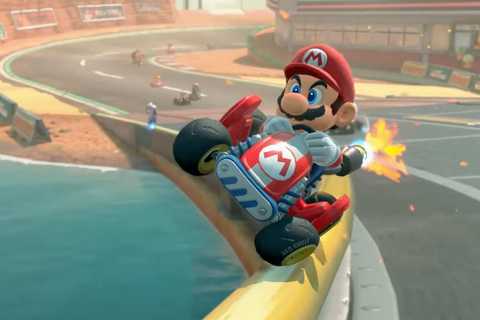 Mario in Mario Kart World