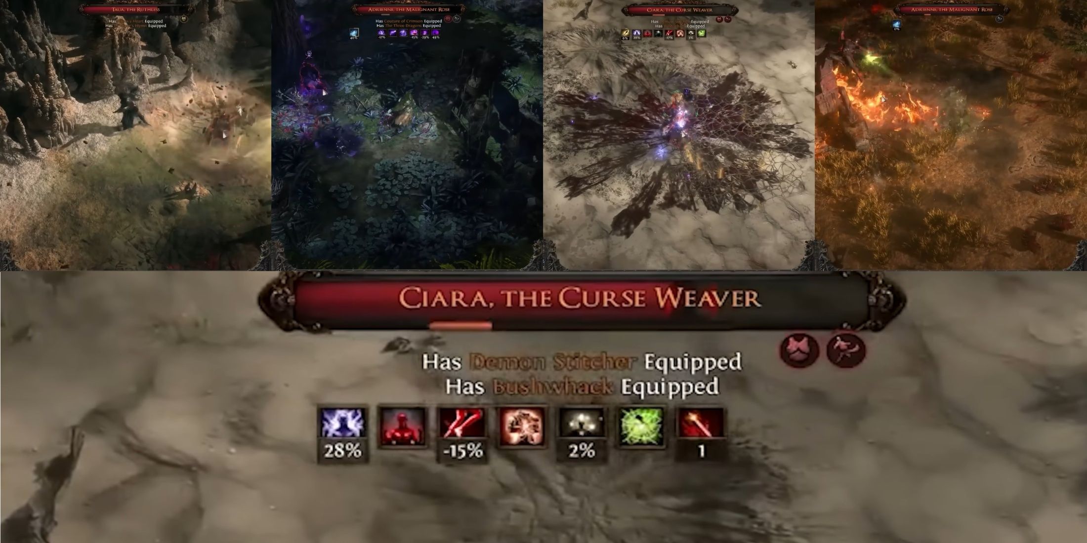 Path of Exile 2 hardest rogue exiles mixed gameplay collage