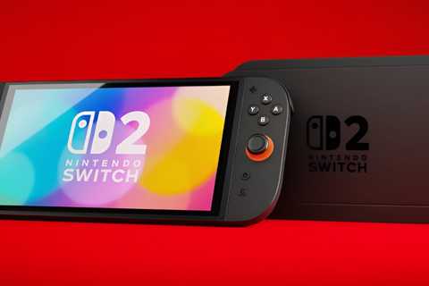 A Nintendo Switch 2 with charging dock