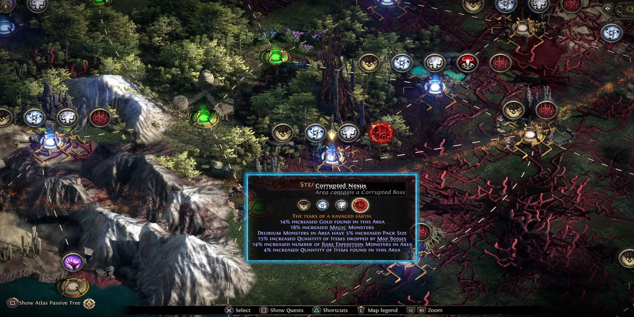 Path of Exile 2 corrupted nexus