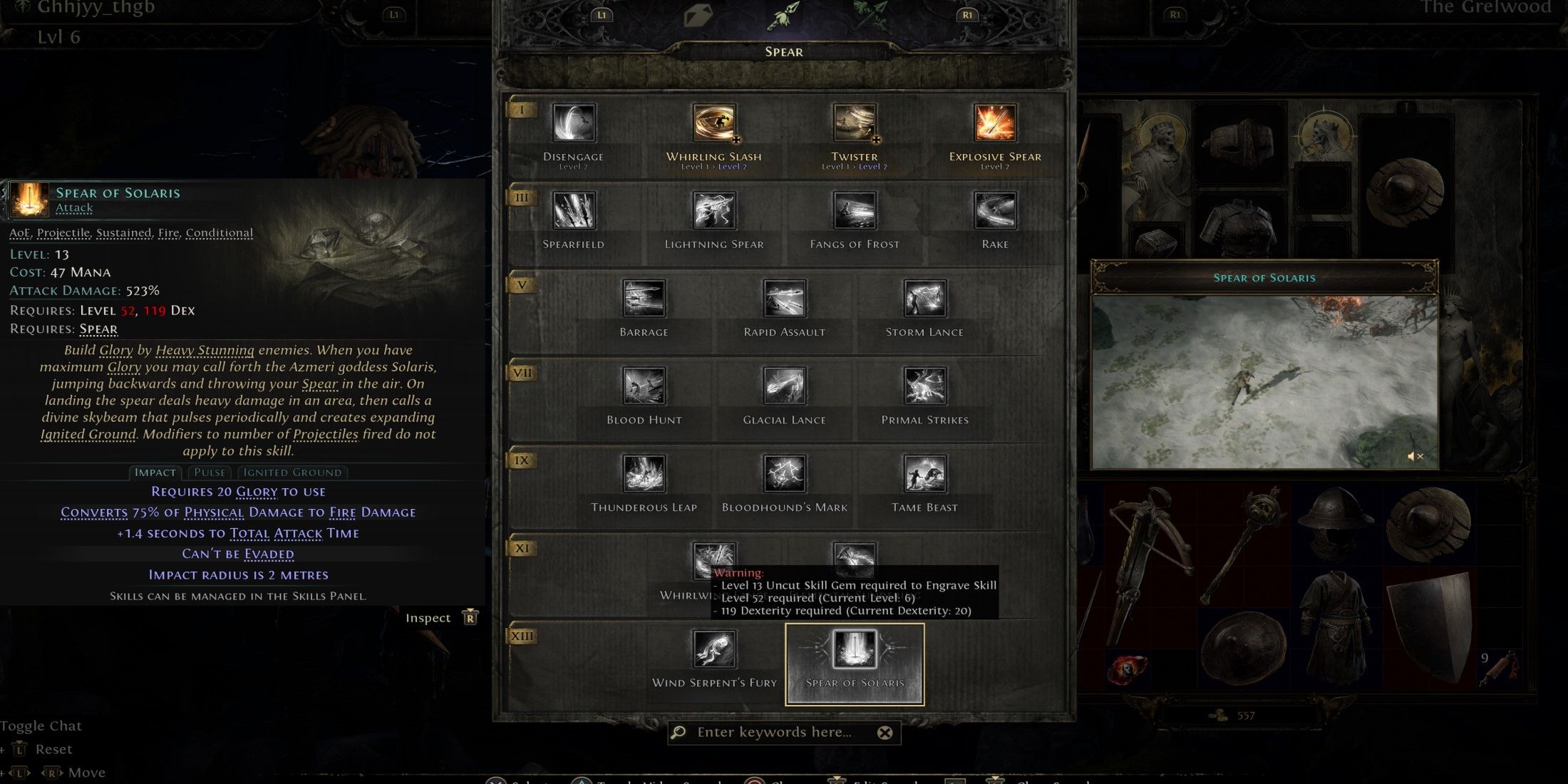 Path of Exile 2 Spear of Solaris