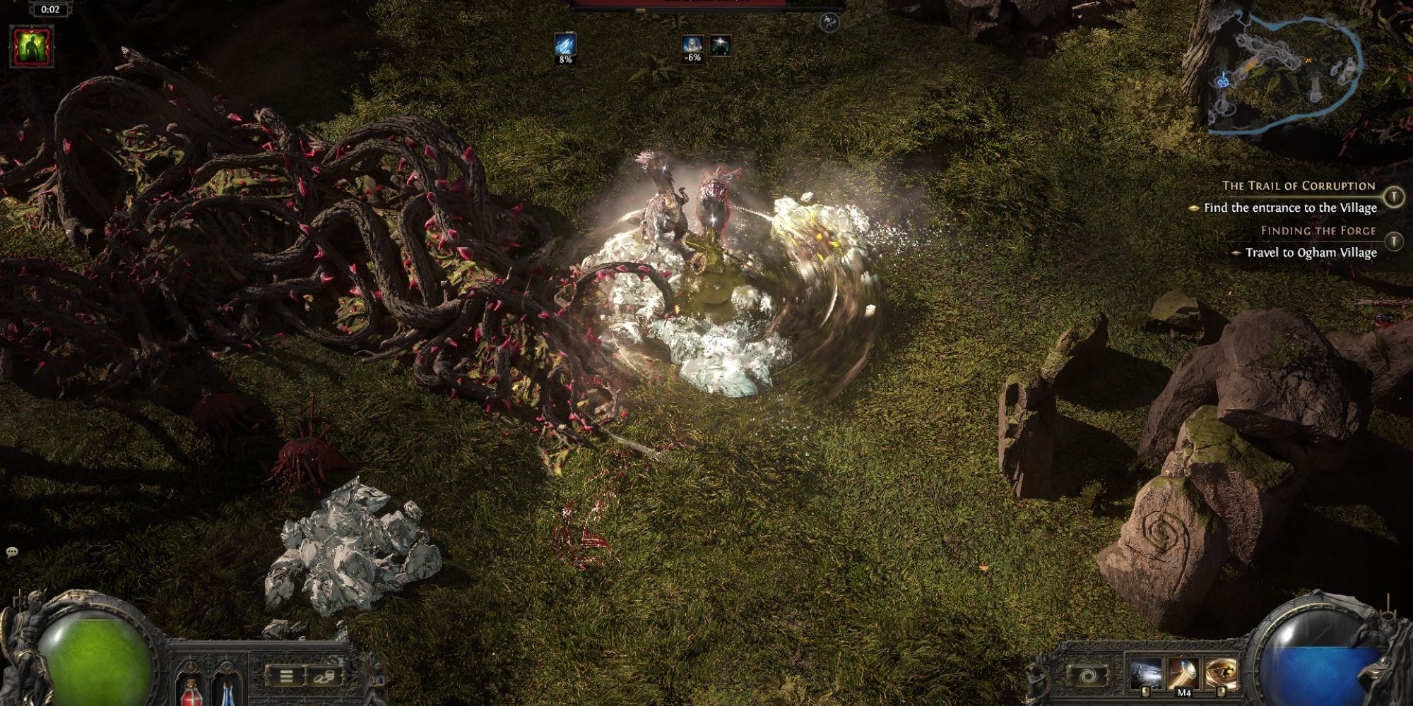 PoE2 Huntress Elemental Combos that apply Freeze are the best choice for CC