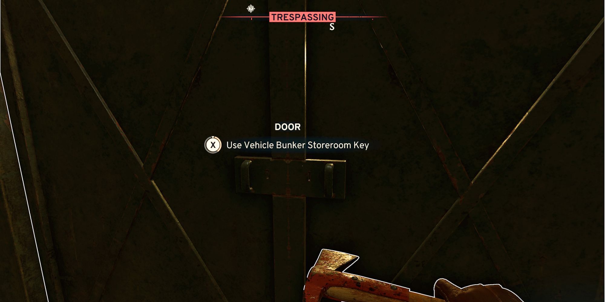 Using the Vehicle Bunker Storeroom Key in Atomfall