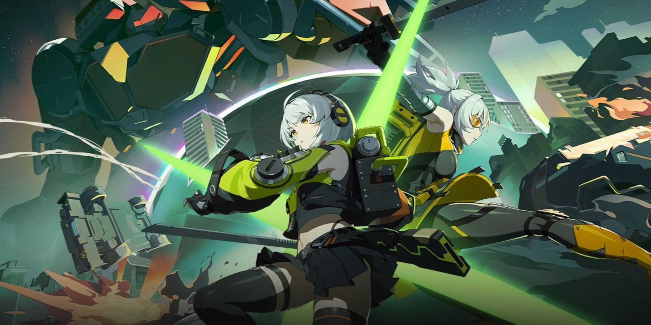 zenless zone zero anby and soldier 11 fighting hollow monsters