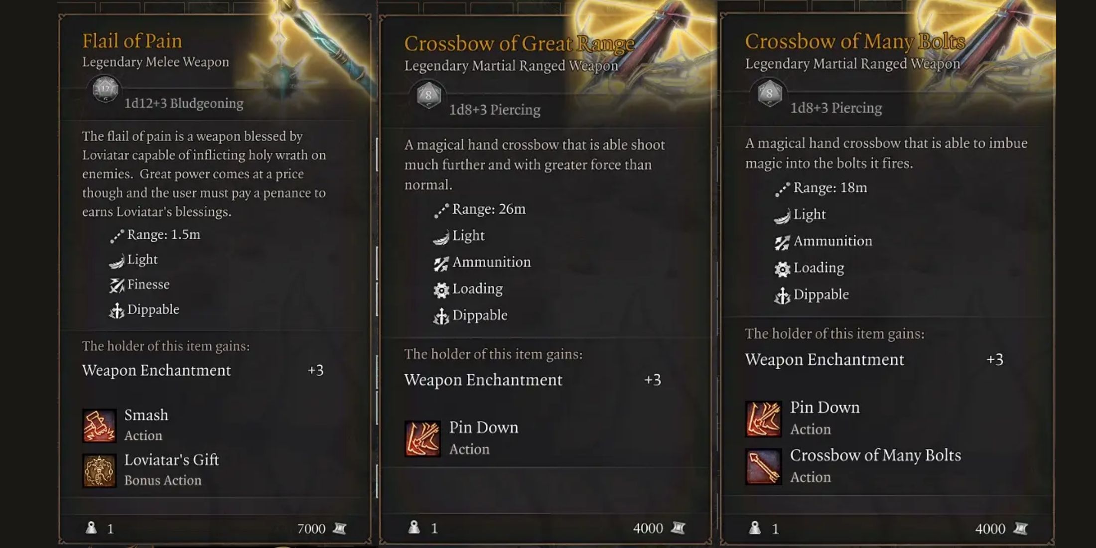 baldur's gate 3 mods legendary items