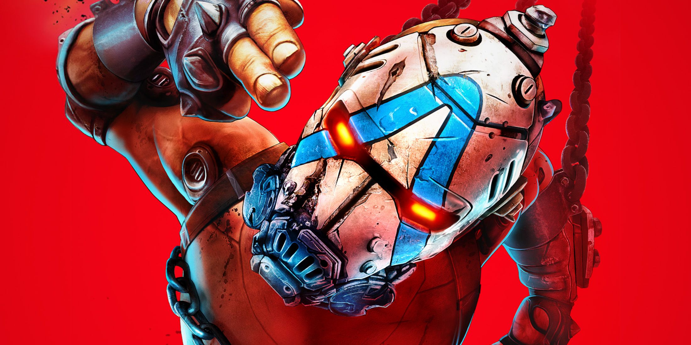 Borderlands 4 red cover artwork 2x1 landscape crop clean no logo