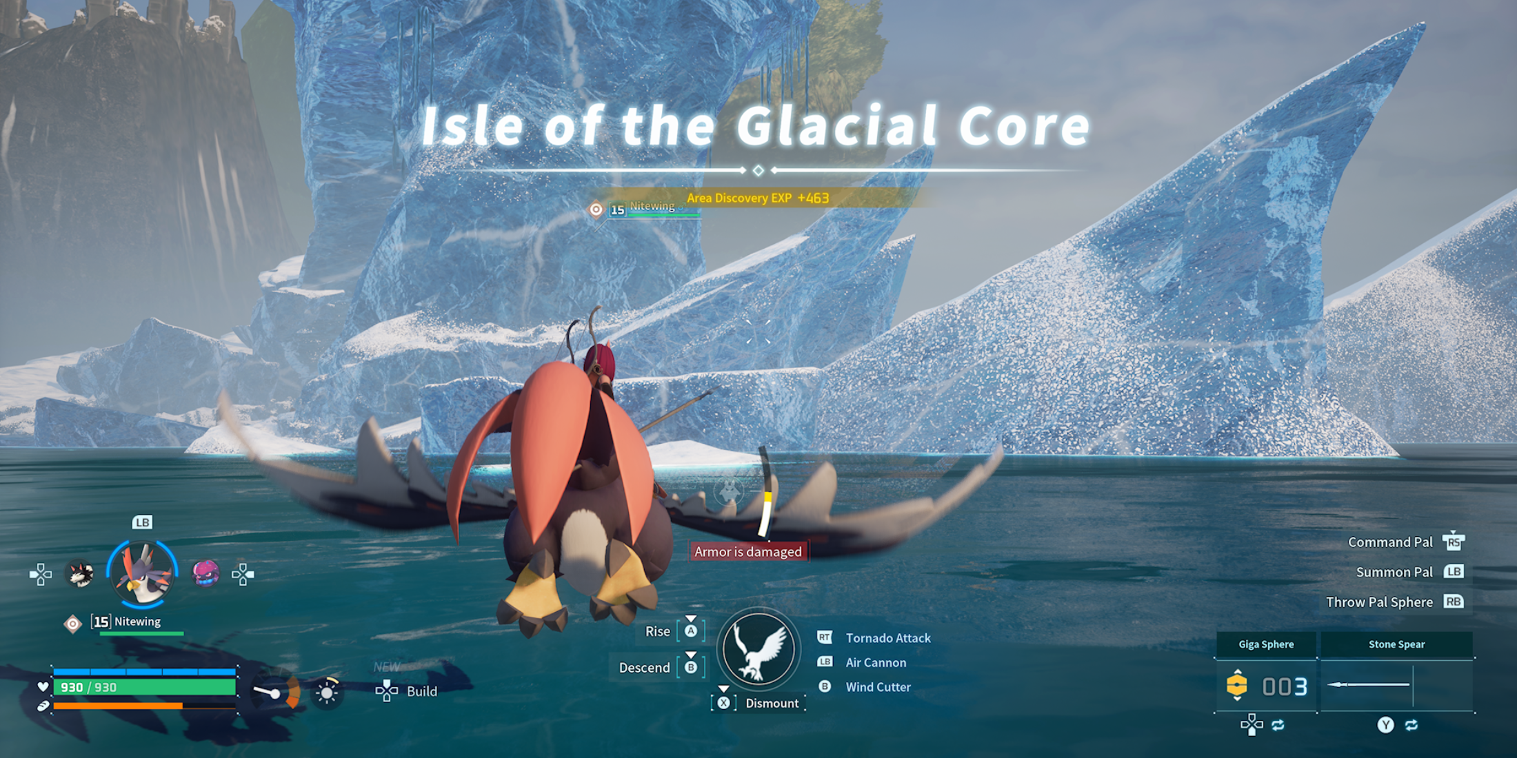 Isle of the Glacial Core in Palworld