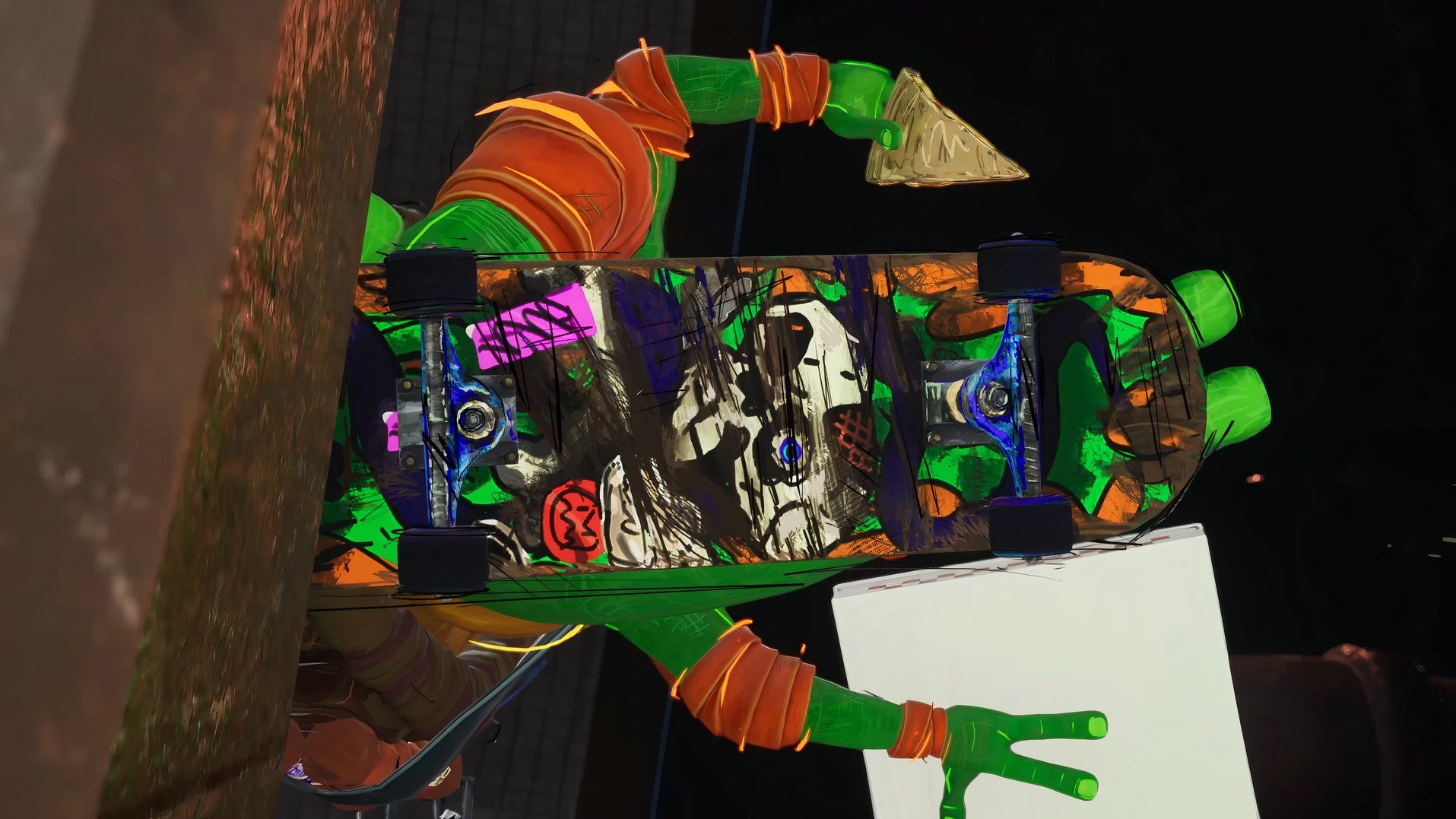 Tony Hawk Pro Skater 3+4 Teenage Mutant Ninja Turtle Michaelangelo Board-1