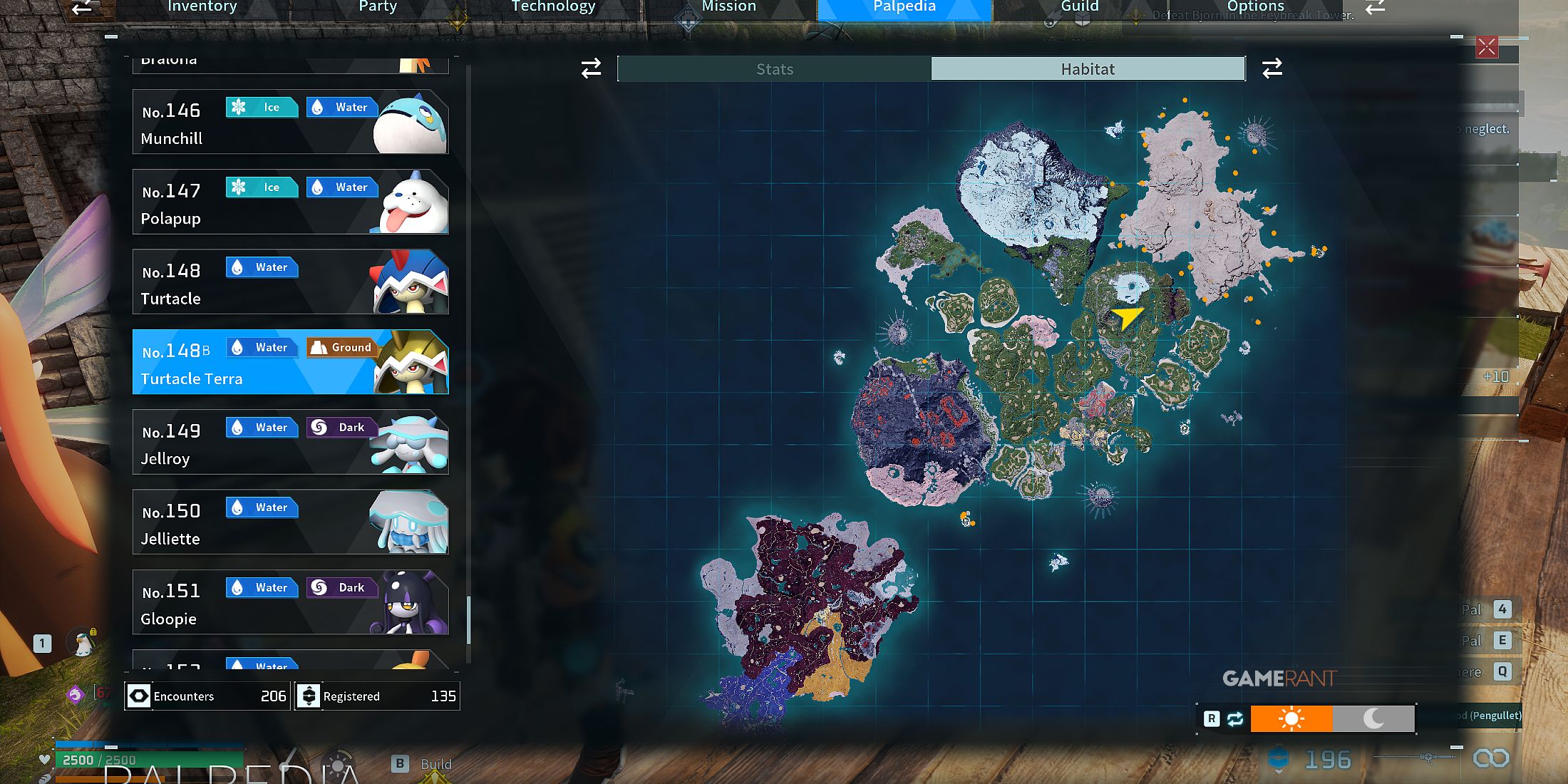 Where to find Turtacle Terra in Palworld - 2