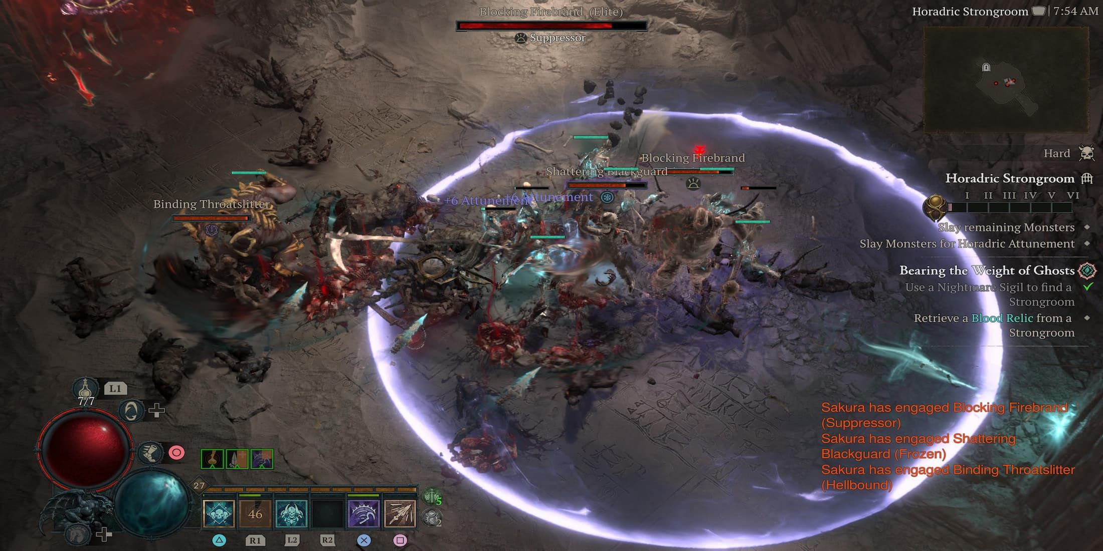 The Player in a Horadric Strongroom