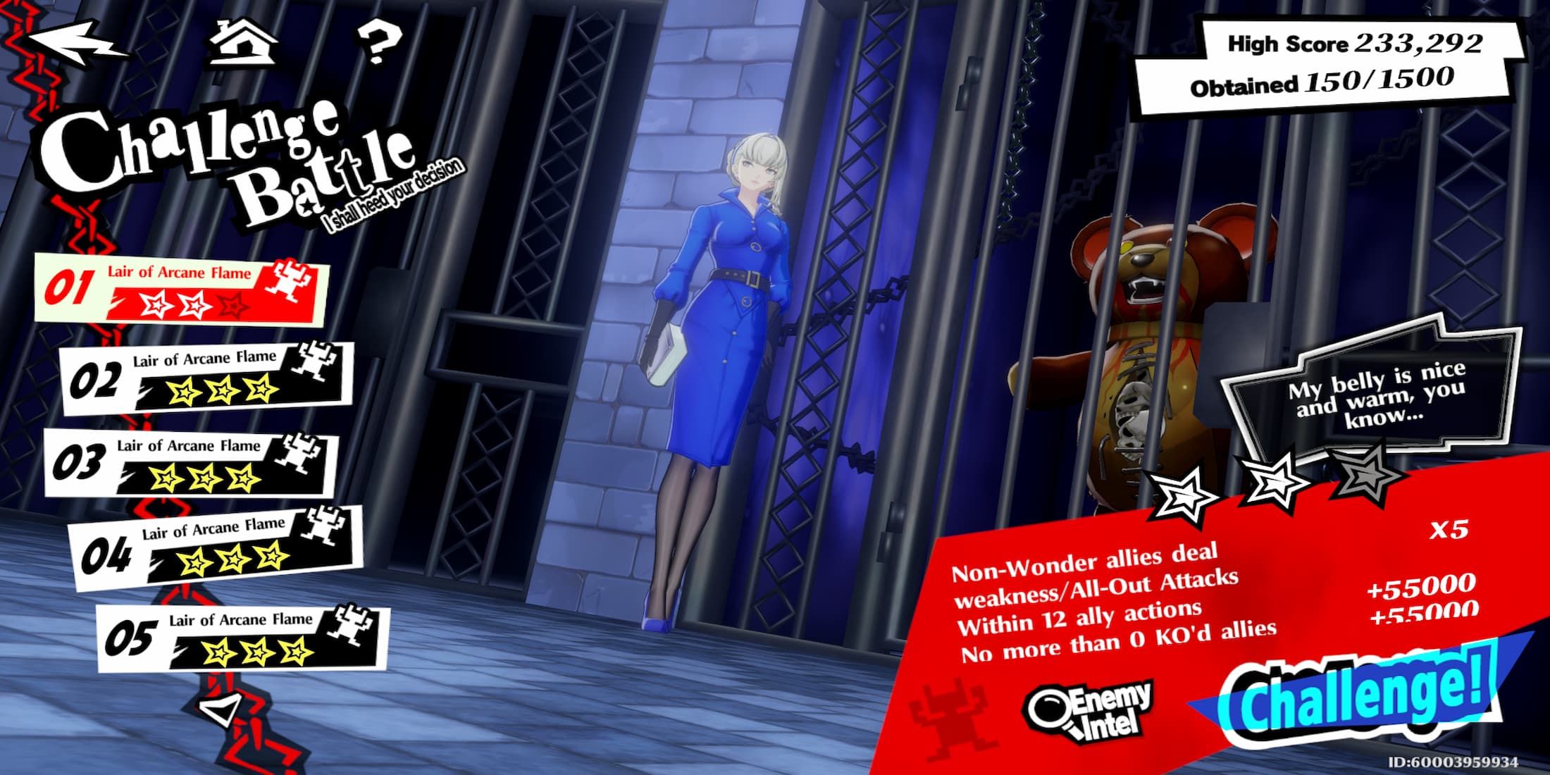 Stage 1 of Episode 2 in the Velvet Trials