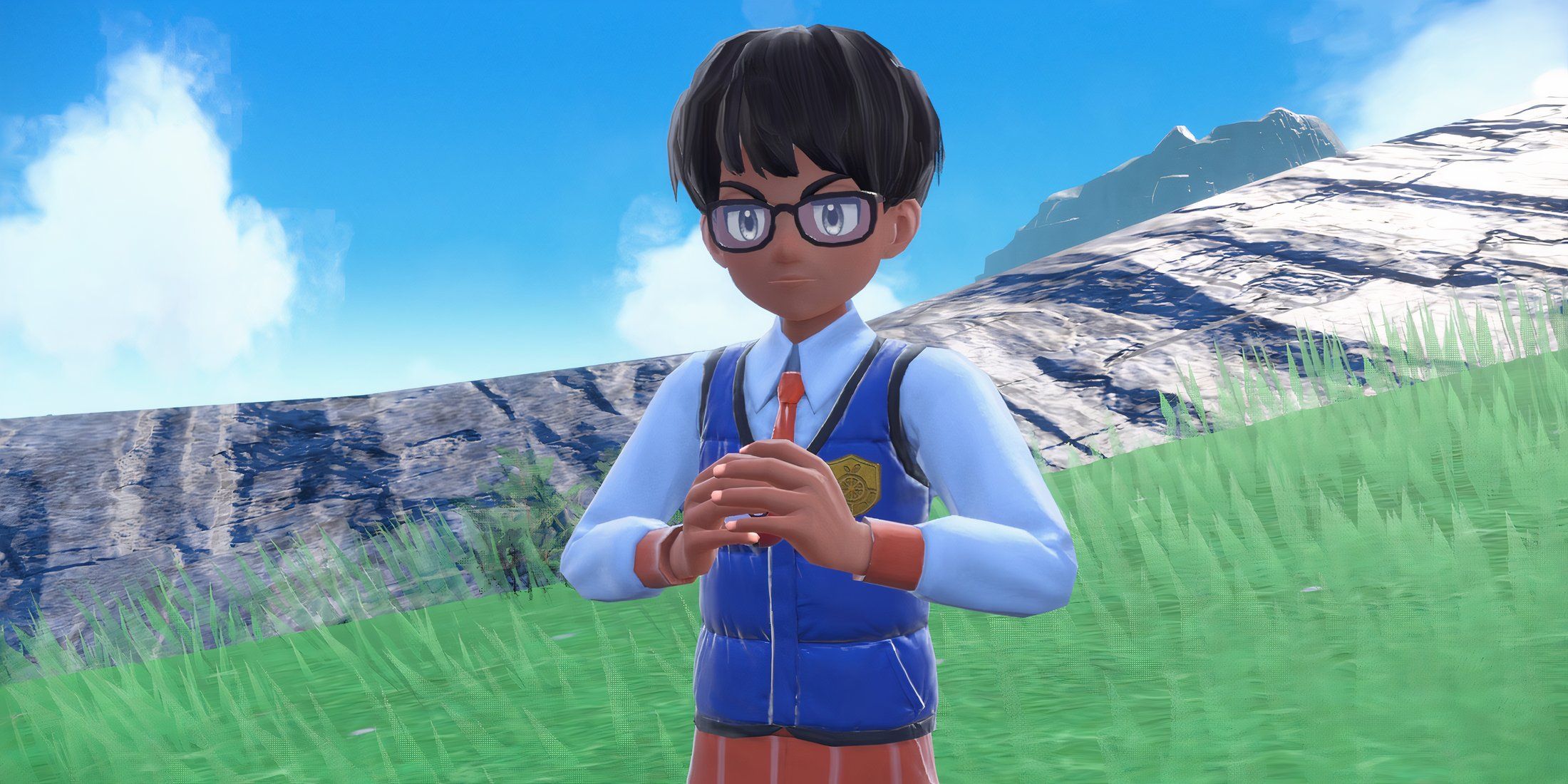 A rival trainer in Pokemon Violet (Switch 2)