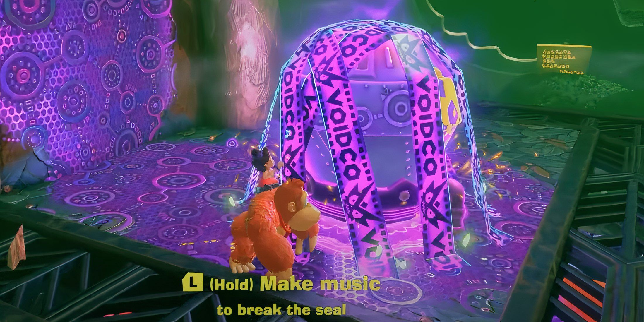 donkey kong bananza forest layer ancient record piece 2 voidco