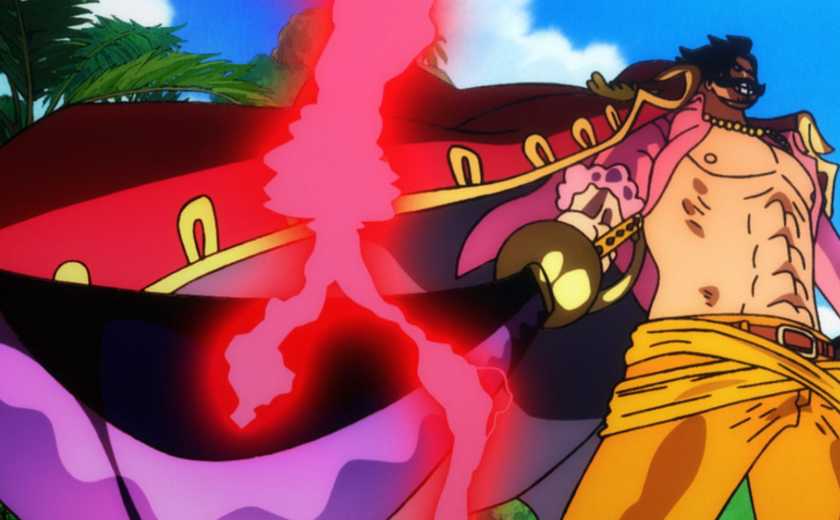 Gol D. Roger uses Haki to confront Whitebeard - One Piece