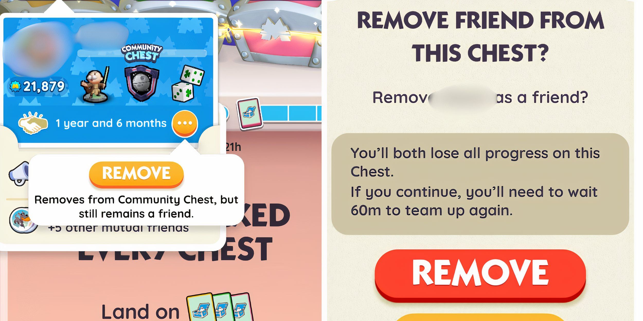 How to Change and Remove a Community Chest Partner