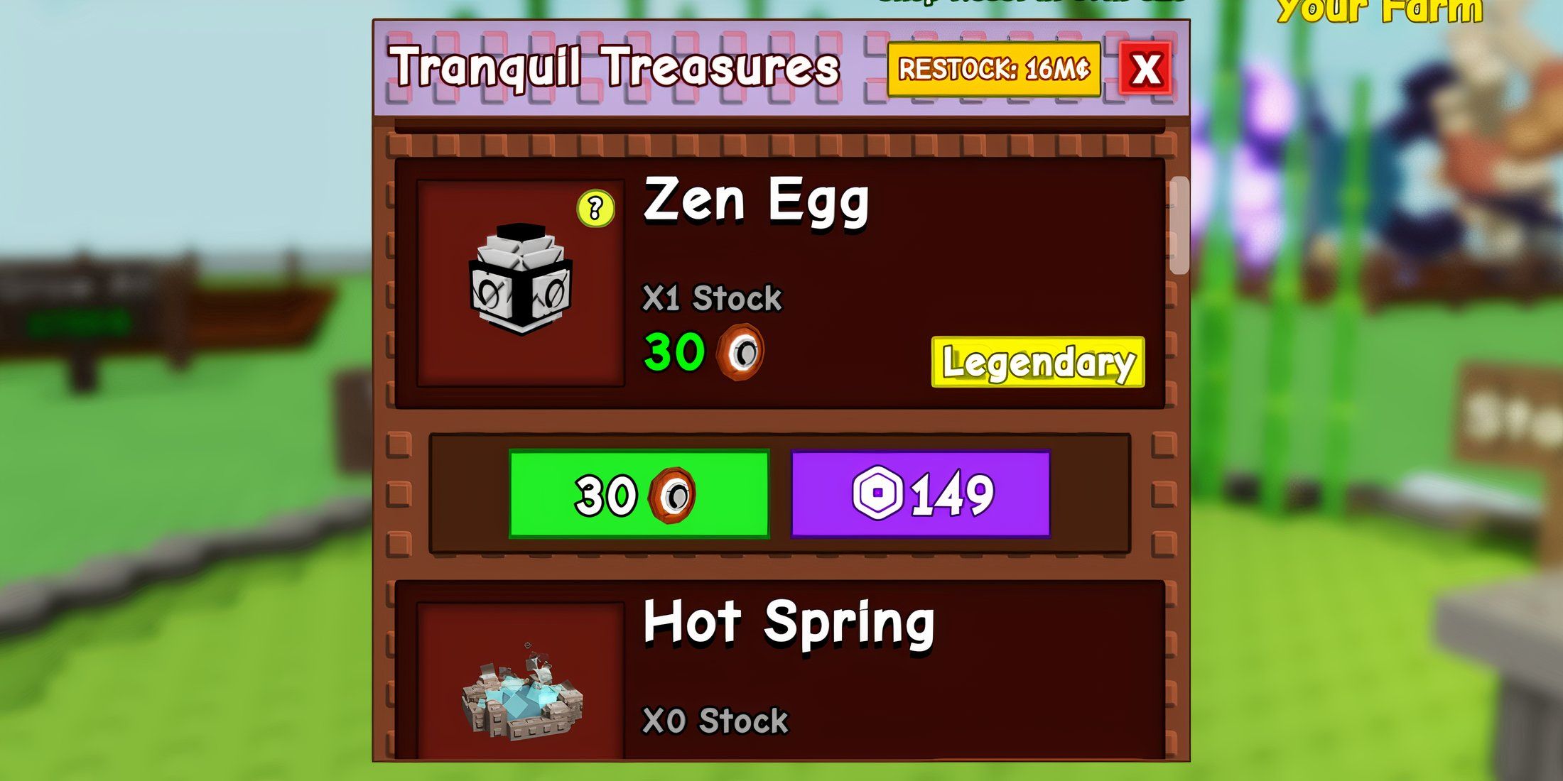 how to get zen egg in grow a garden