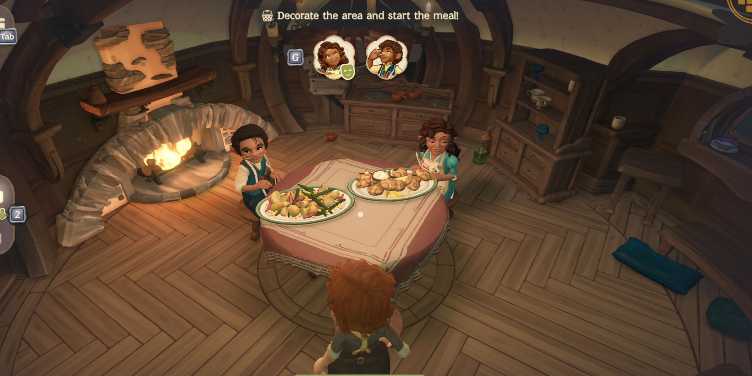 sharing meals tales of the shire