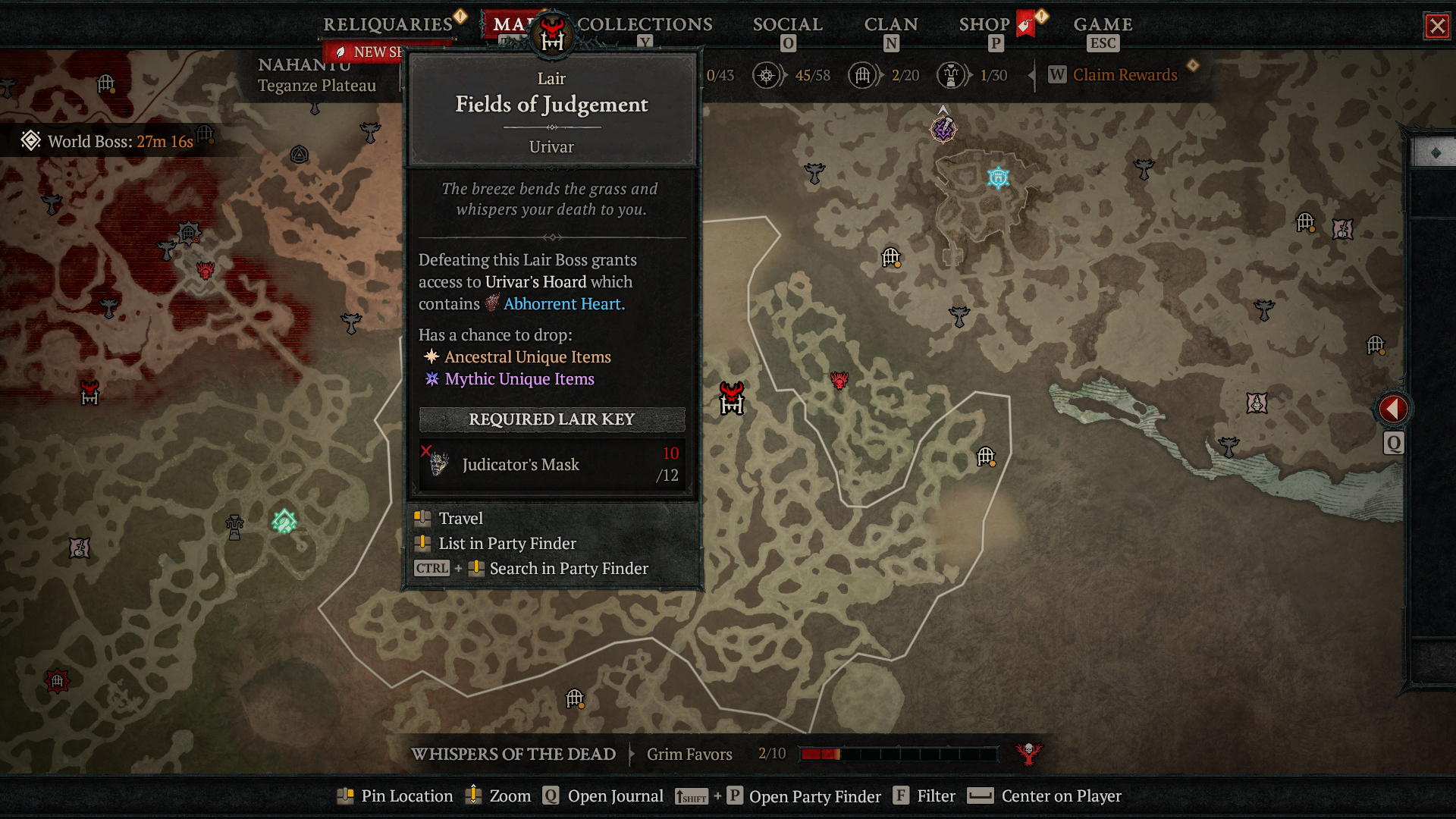 D4 Fields of Judgment dungeon location