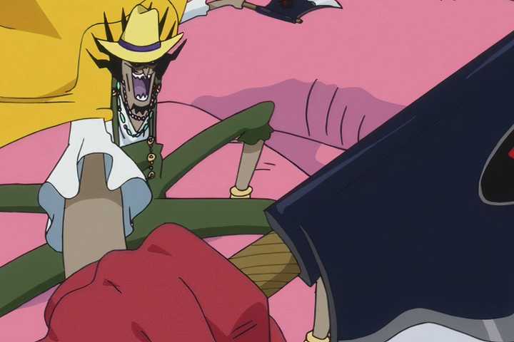 Van Decken with an axe