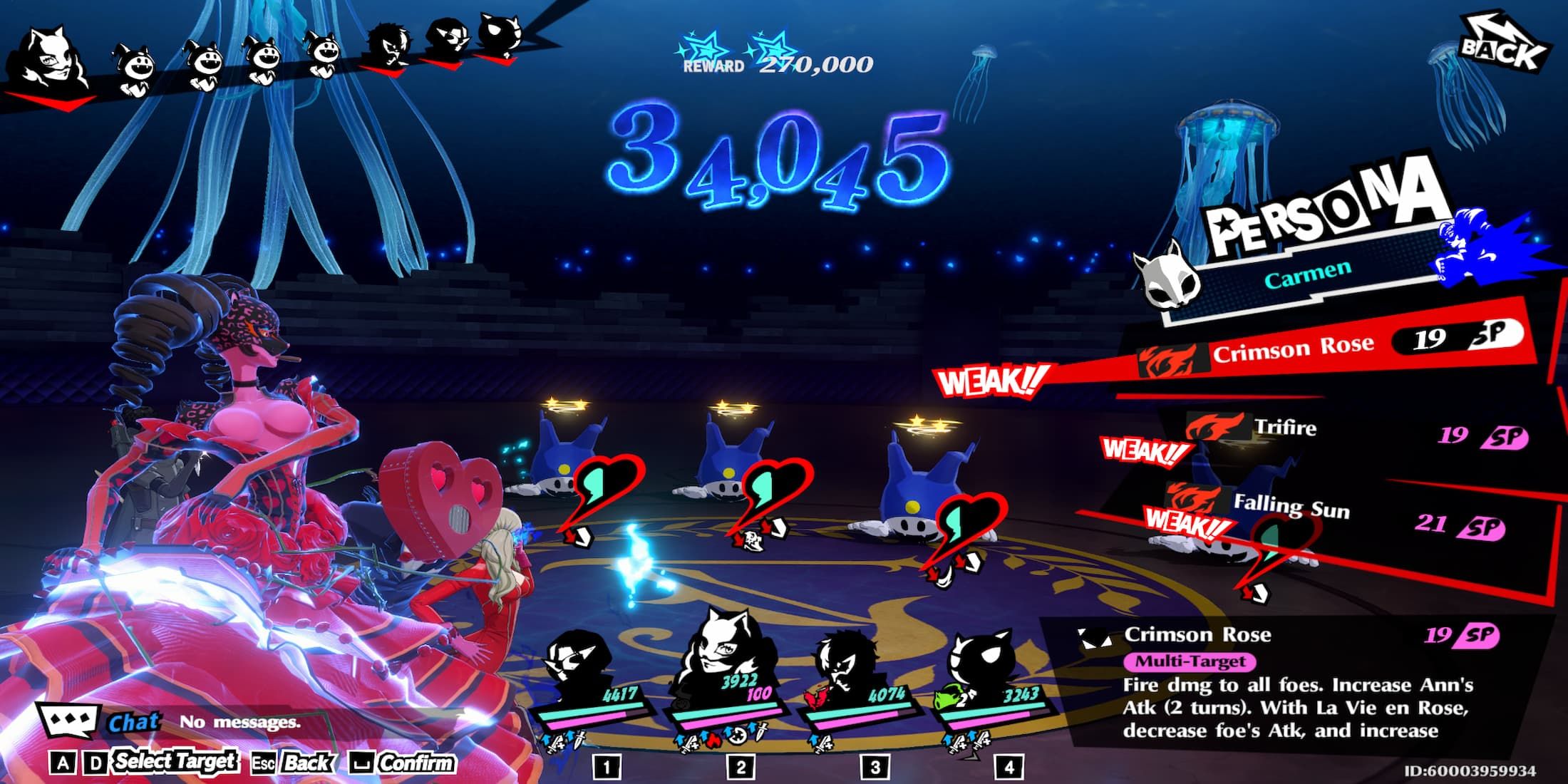 Ann About To Use a Party-Wide Fire Attack