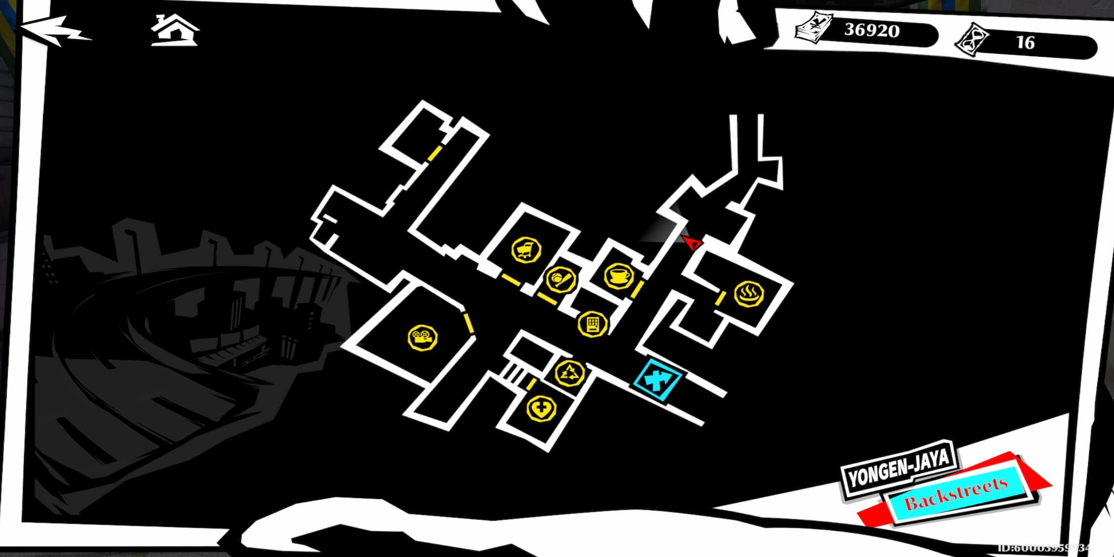 The Locaiton of the International Shop on the Map
