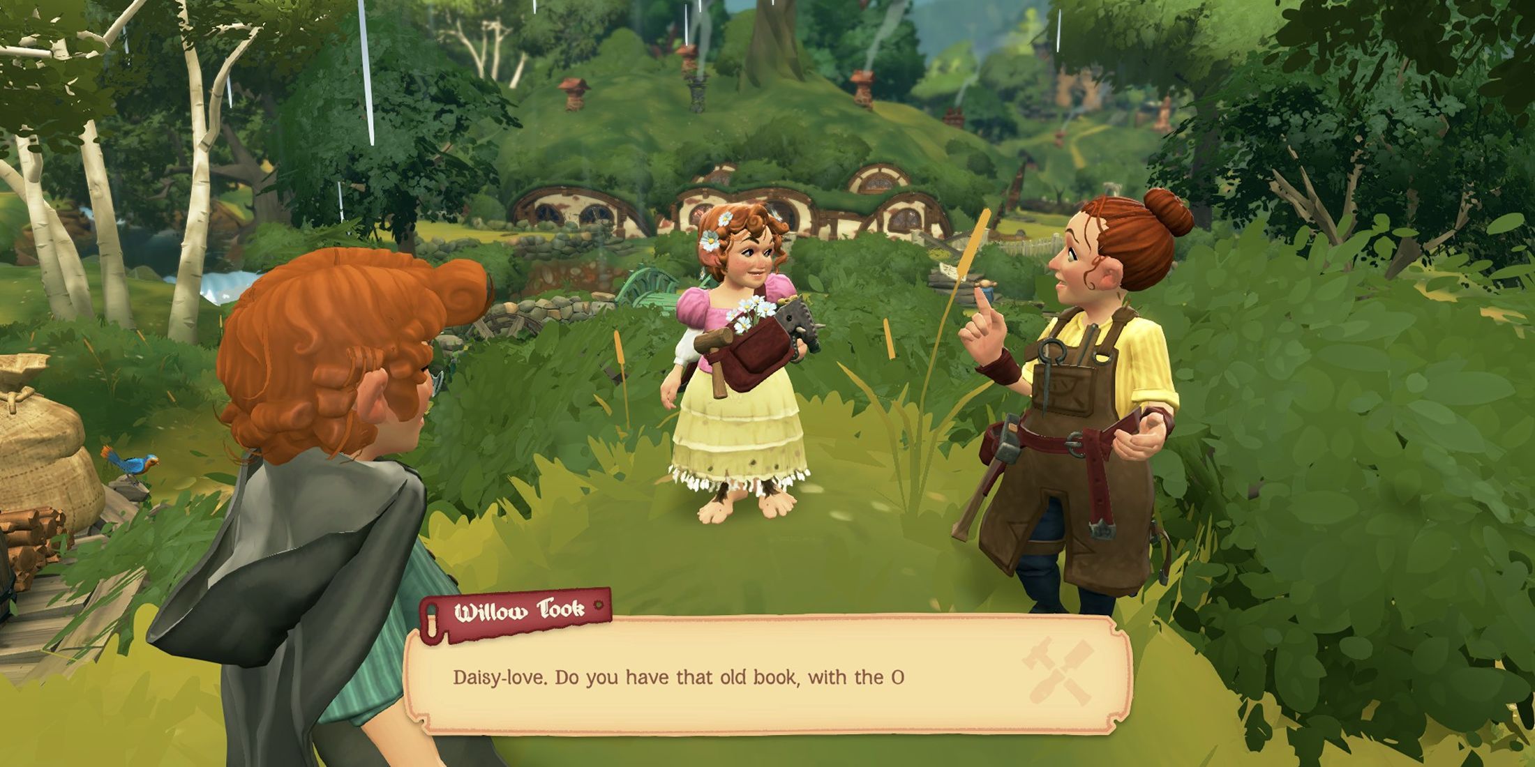 Tales of the Shire inviting the neighbors to a meal