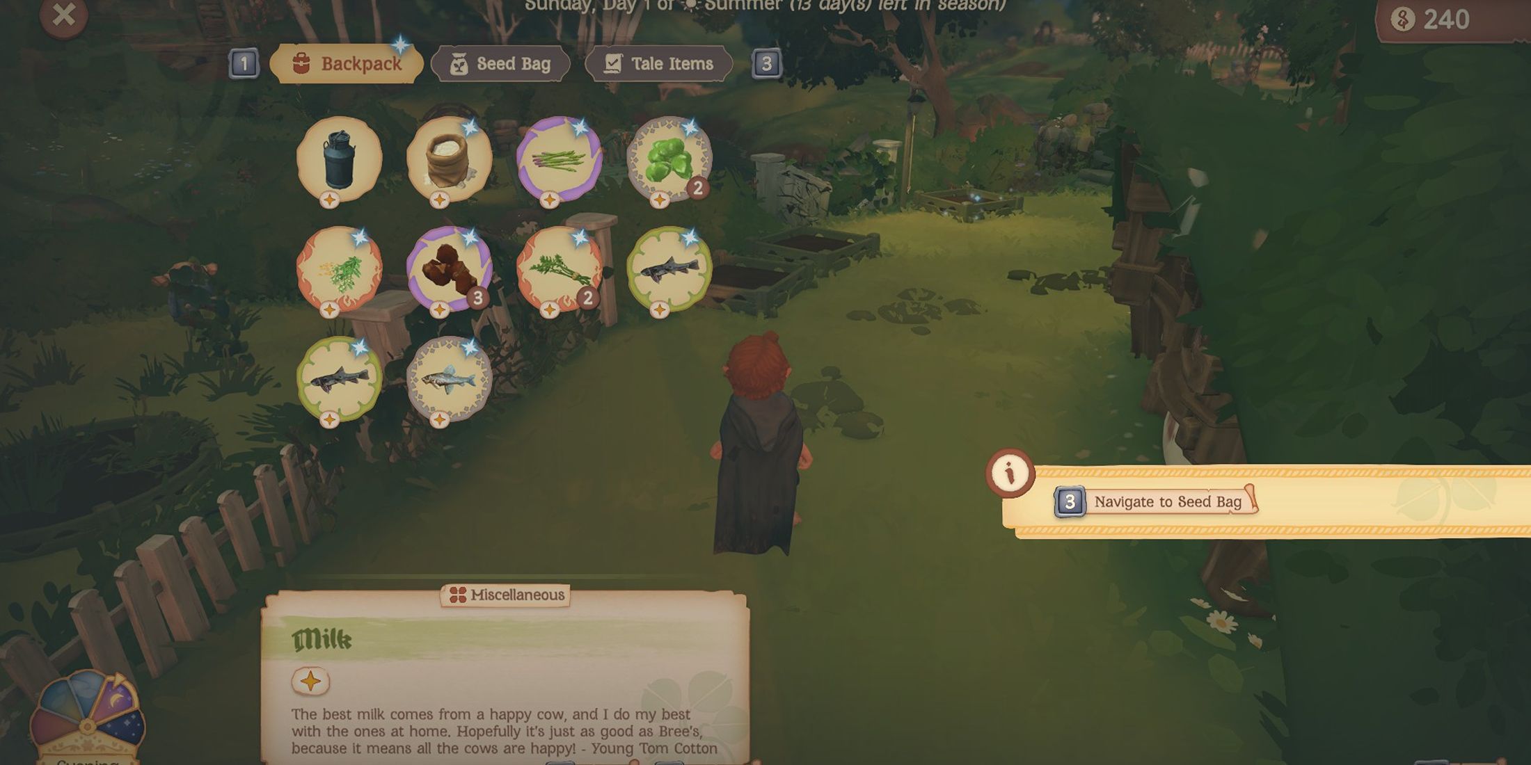Tales of the Shire plant seeds
