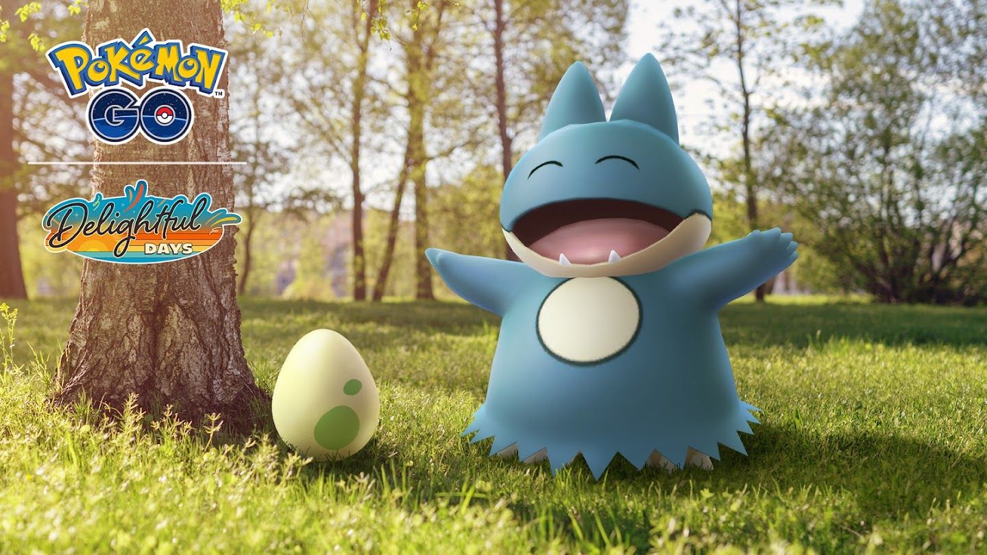 Munchlax 2 km egg Delightful Days Pokemon GO official image