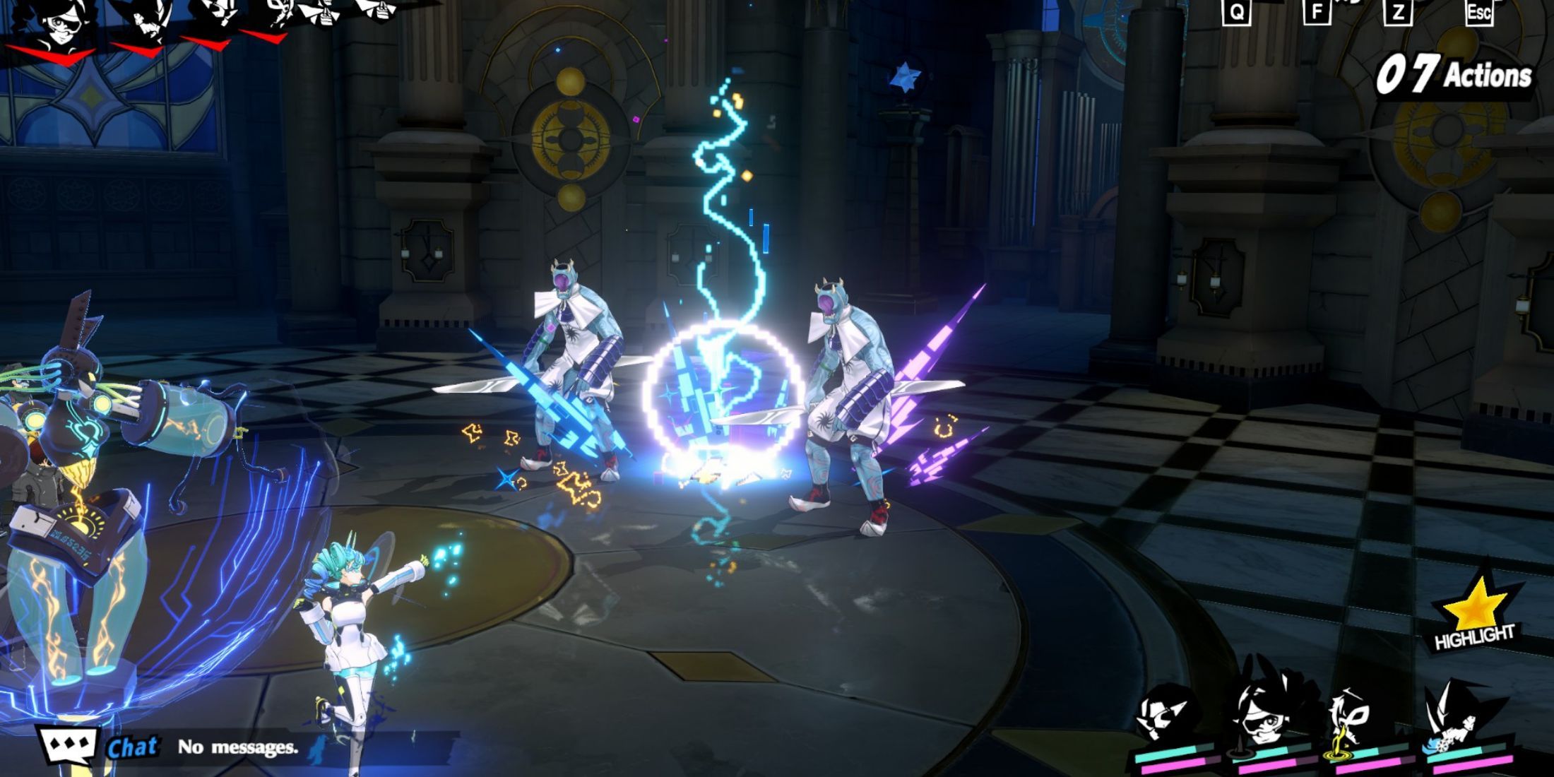 Yui Skills in Persona 5 The Phantom X